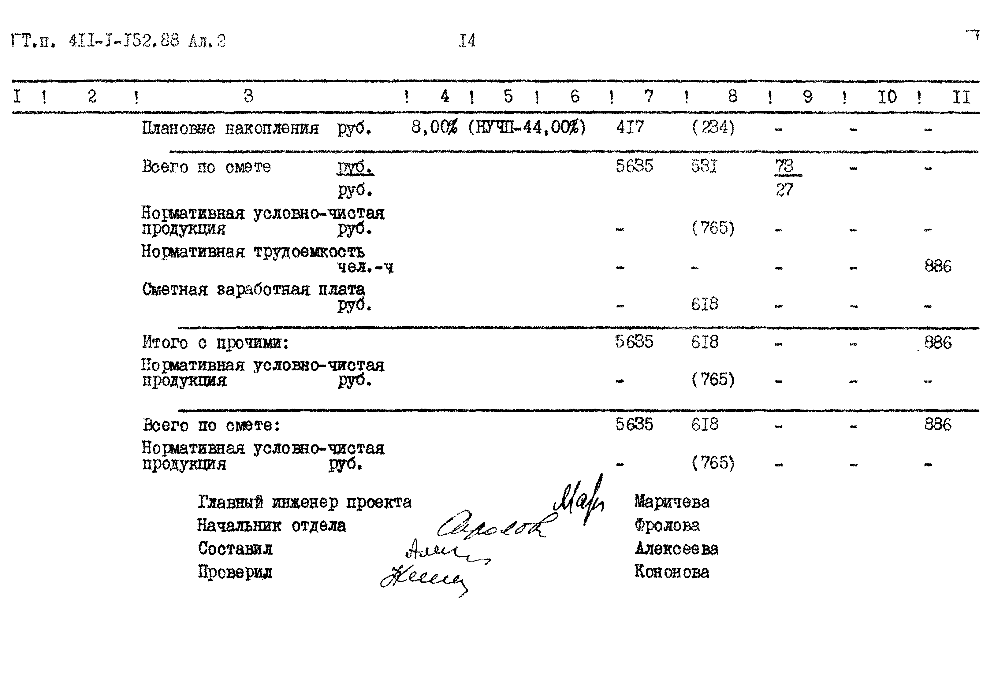 Типовой проект 411-1-152.88