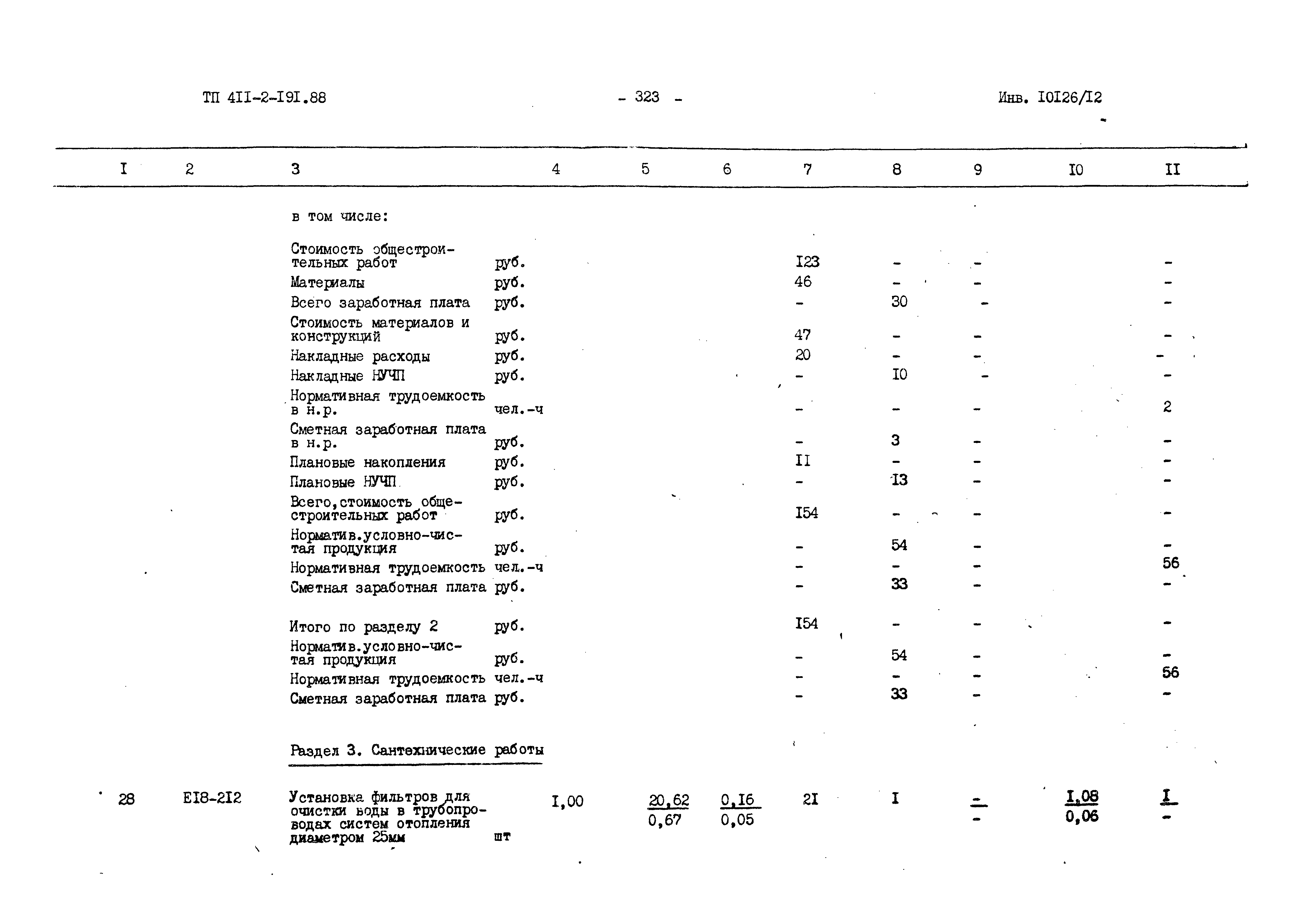 Типовой проект 411-2-191.88