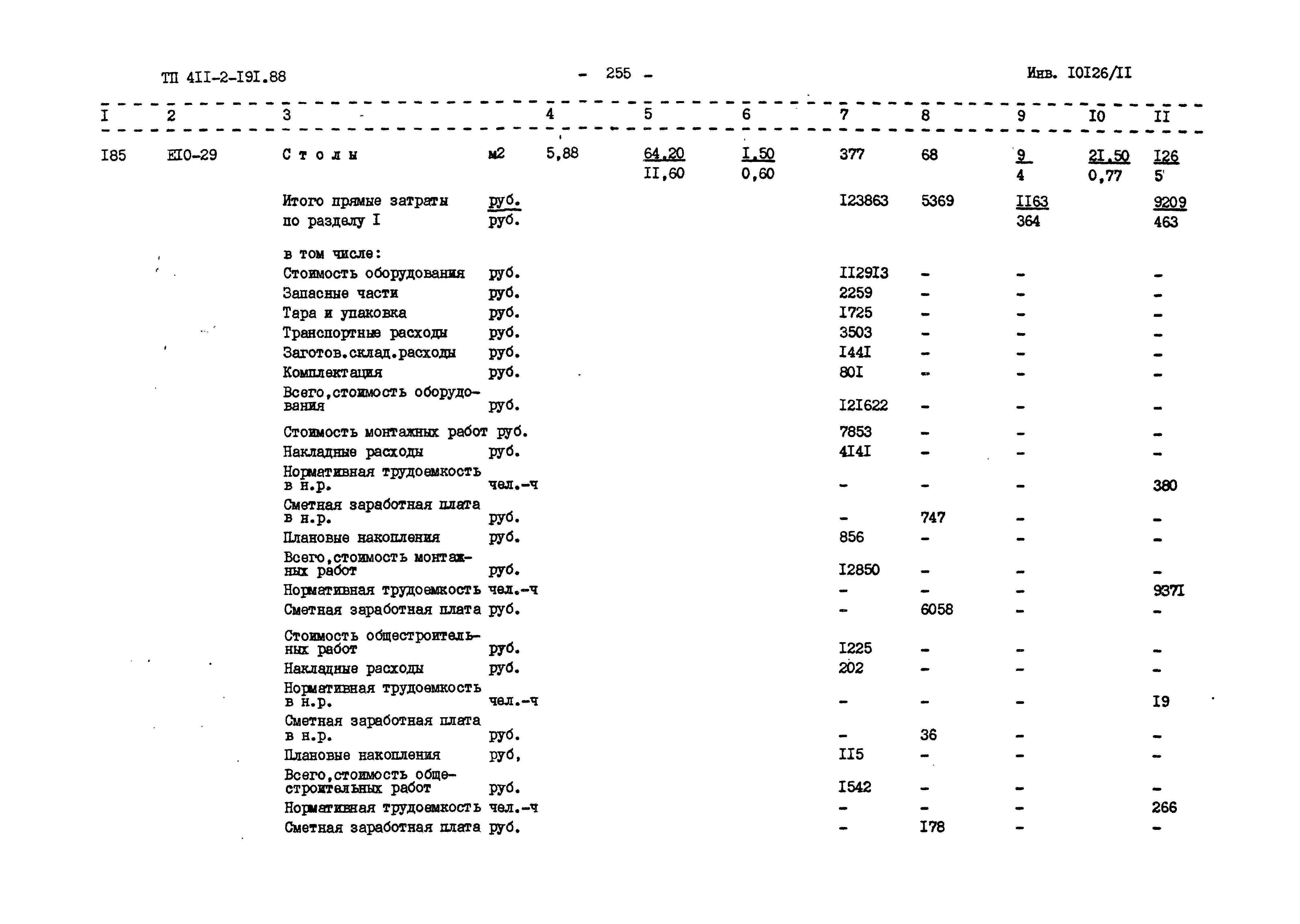 Типовой проект 411-2-191.88