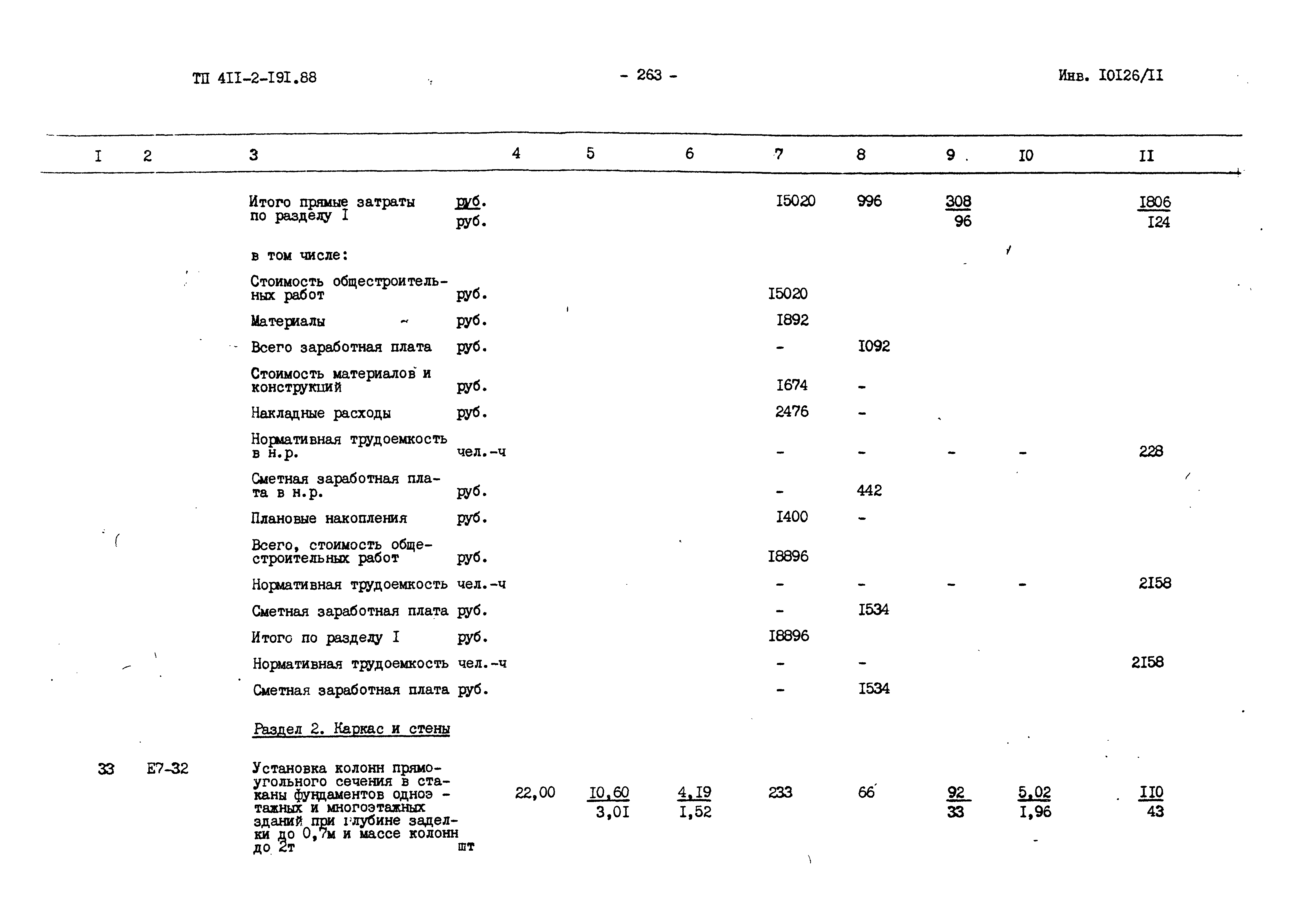 Типовой проект 411-2-191.88