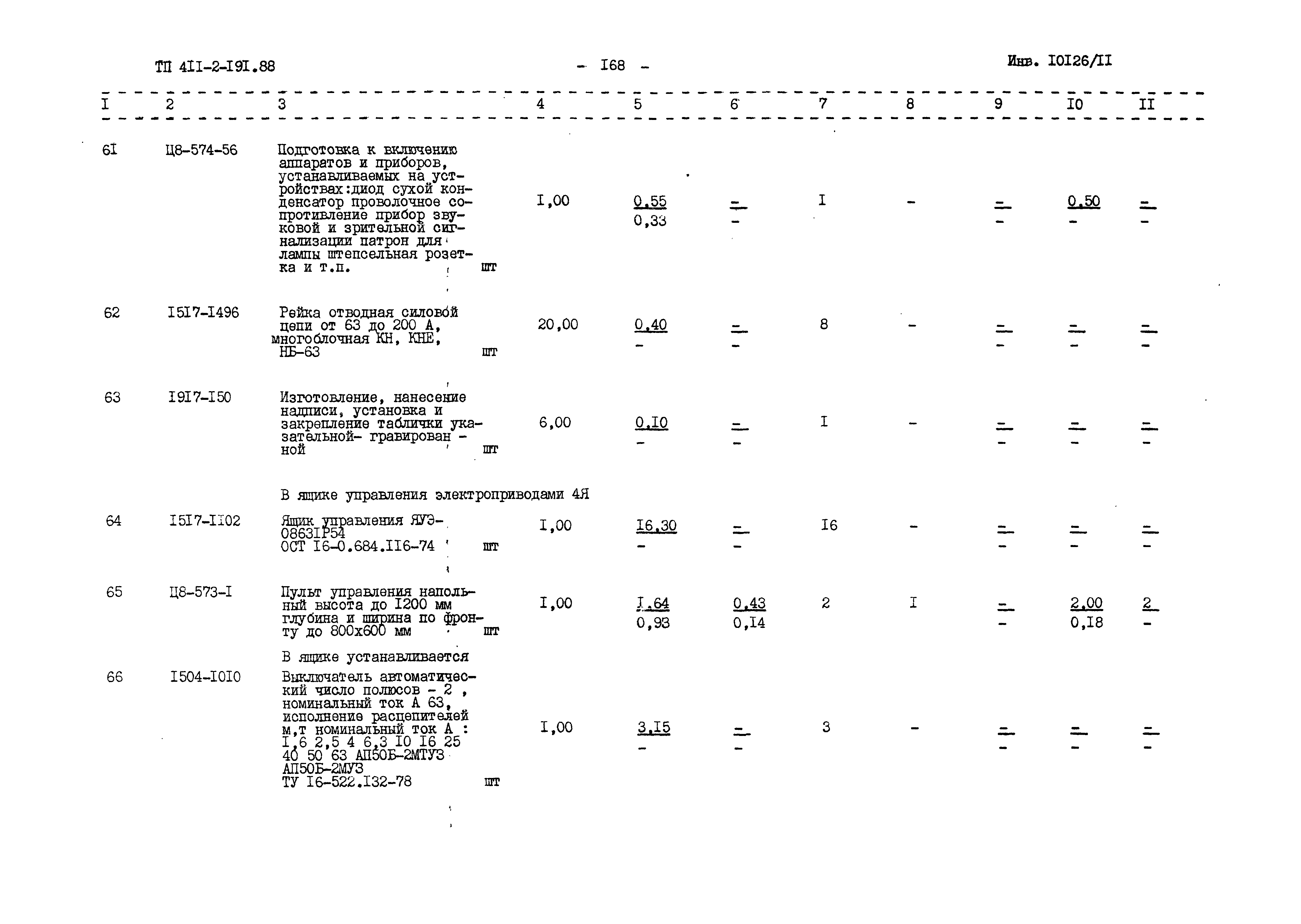 Типовой проект 411-2-191.88