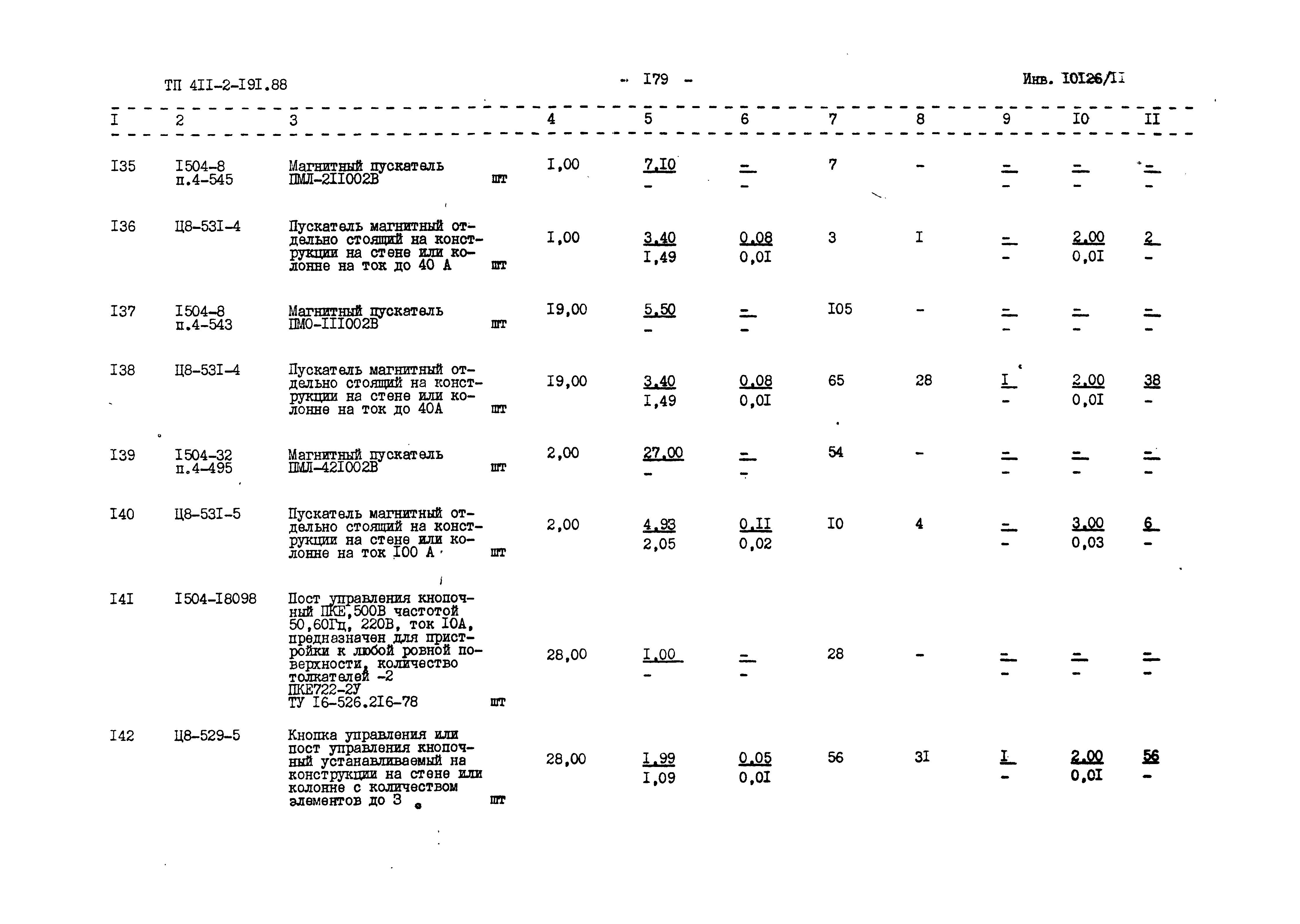 Типовой проект 411-2-191.88