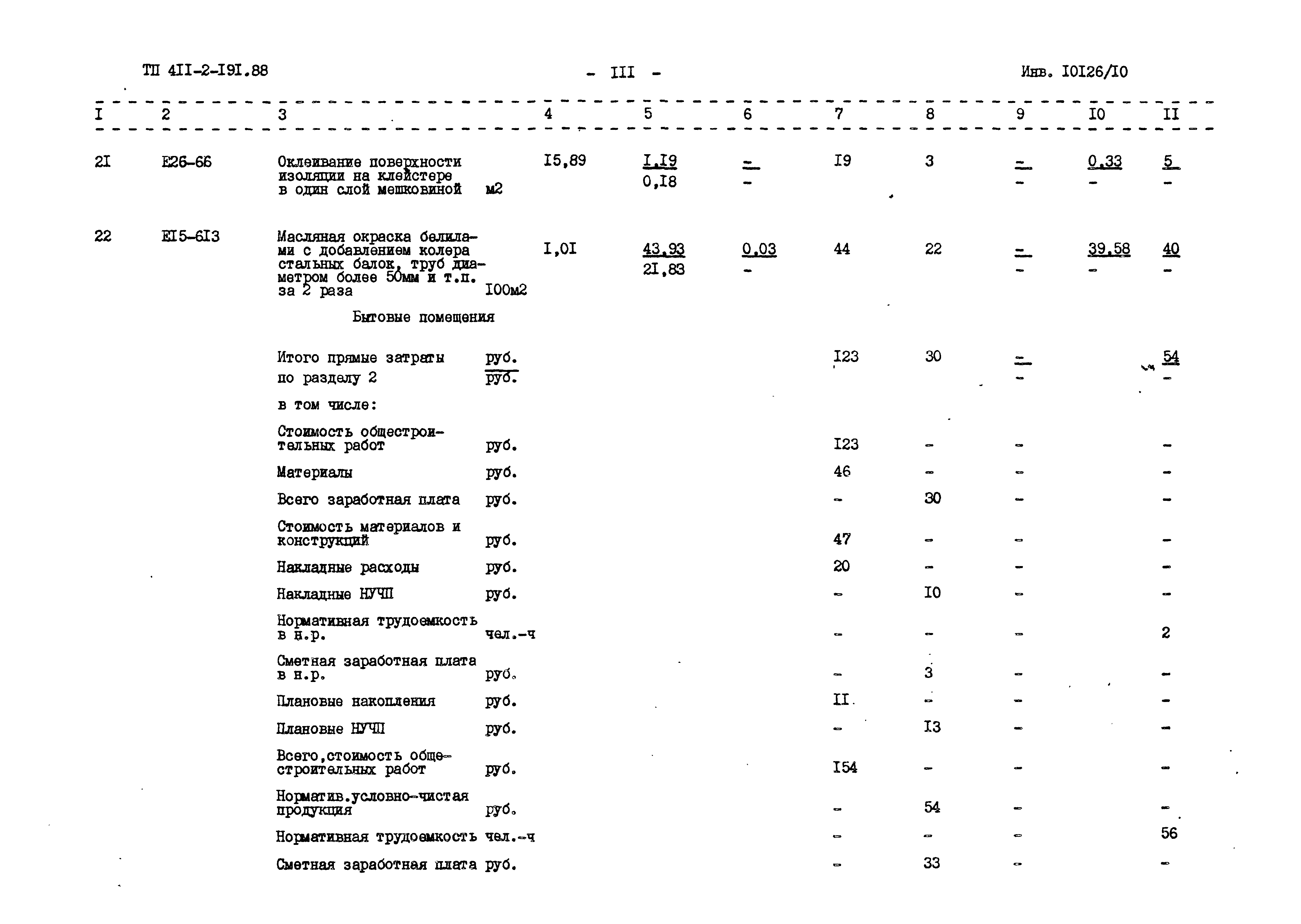 Типовой проект 411-2-191.88