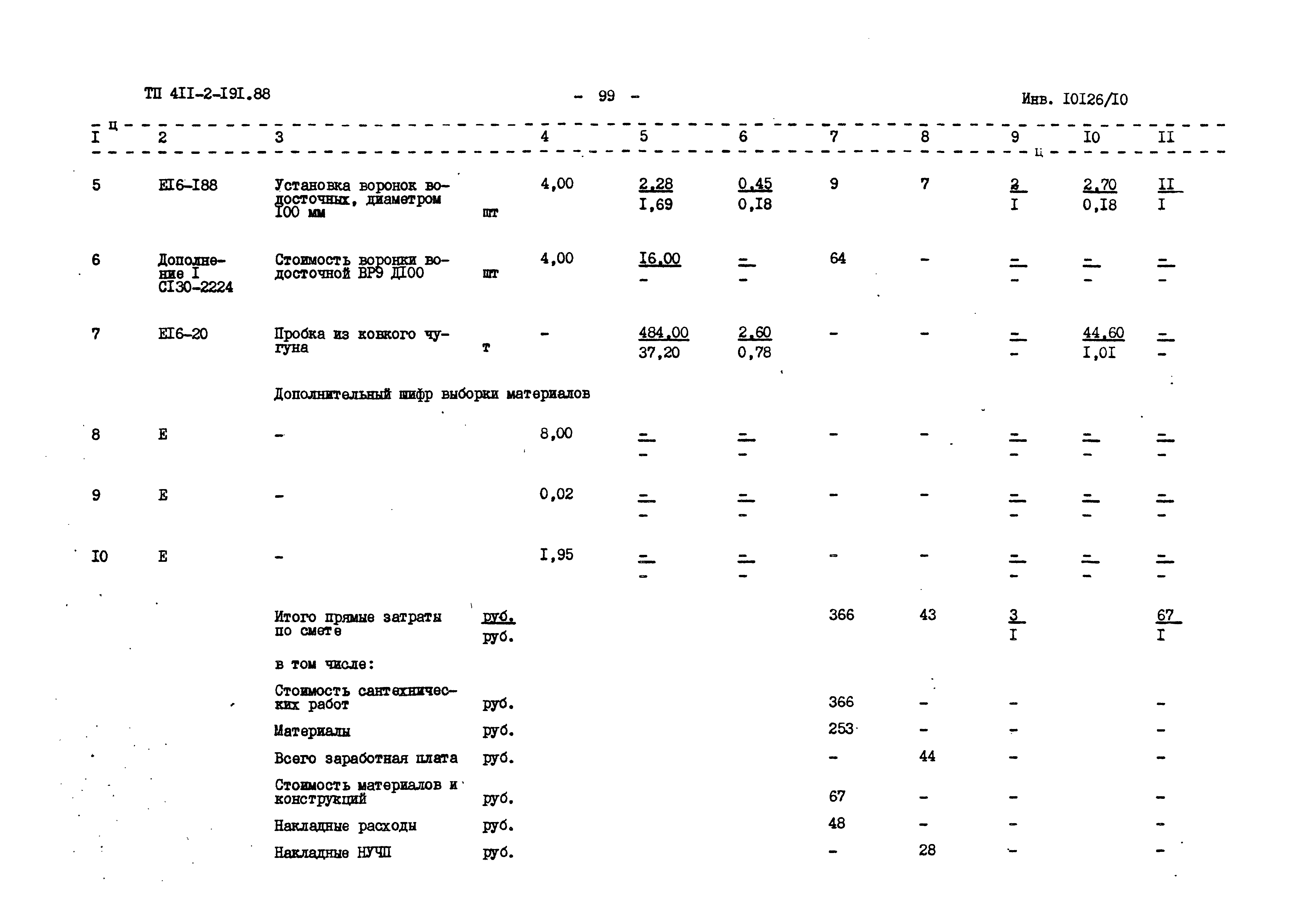 Типовой проект 411-2-191.88