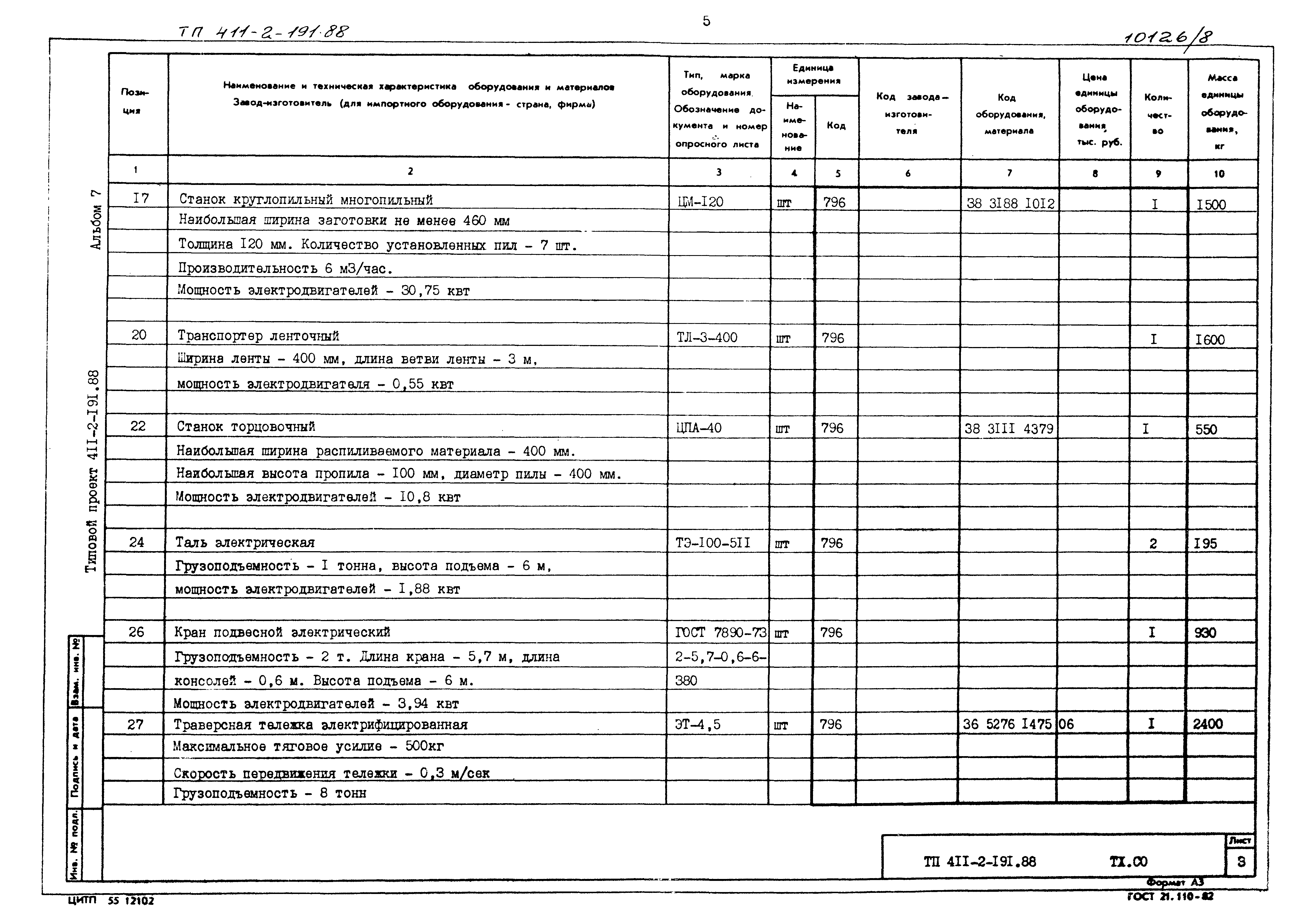 Типовой проект 411-2-191.88