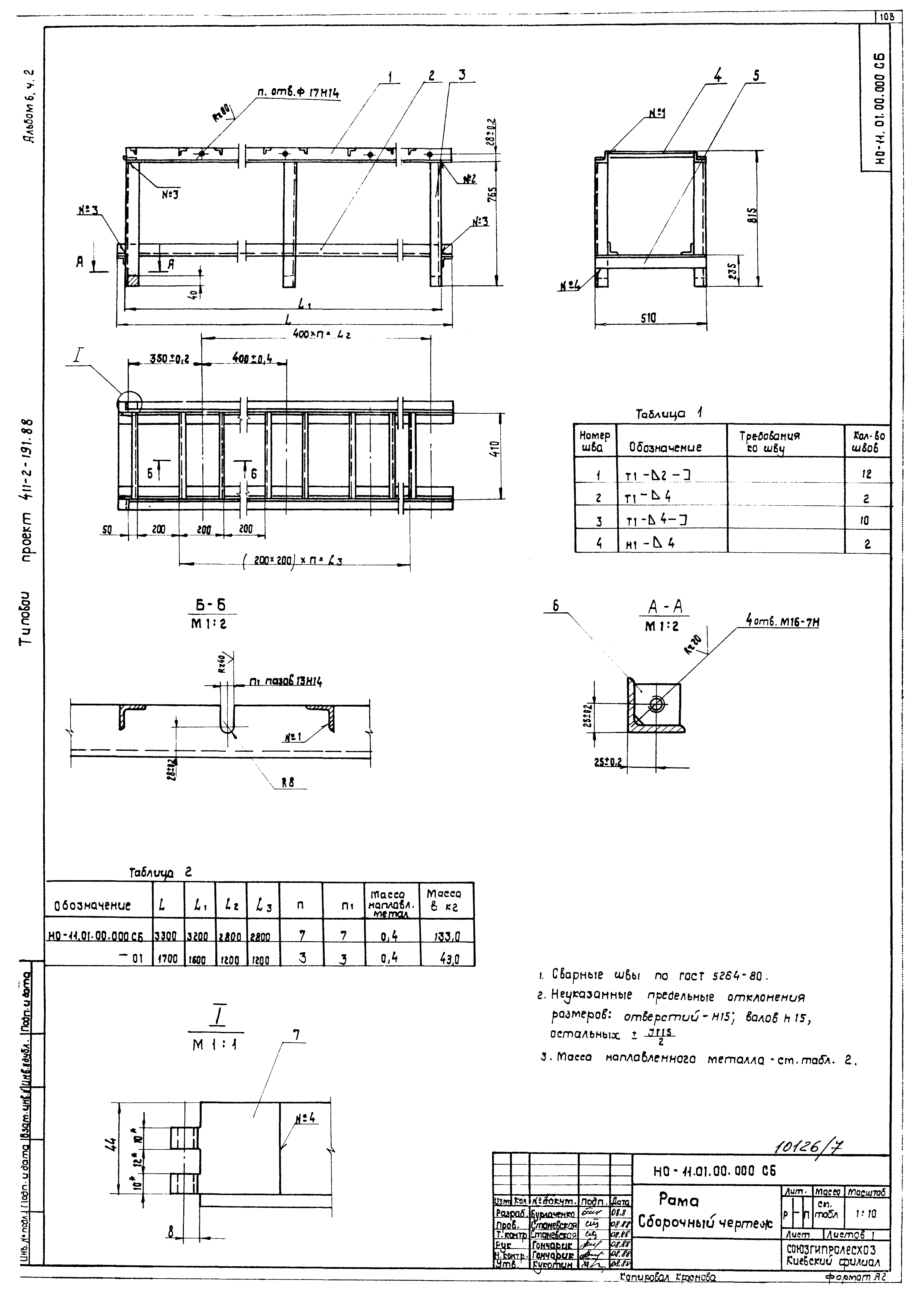 Типовой проект 411-2-191.88