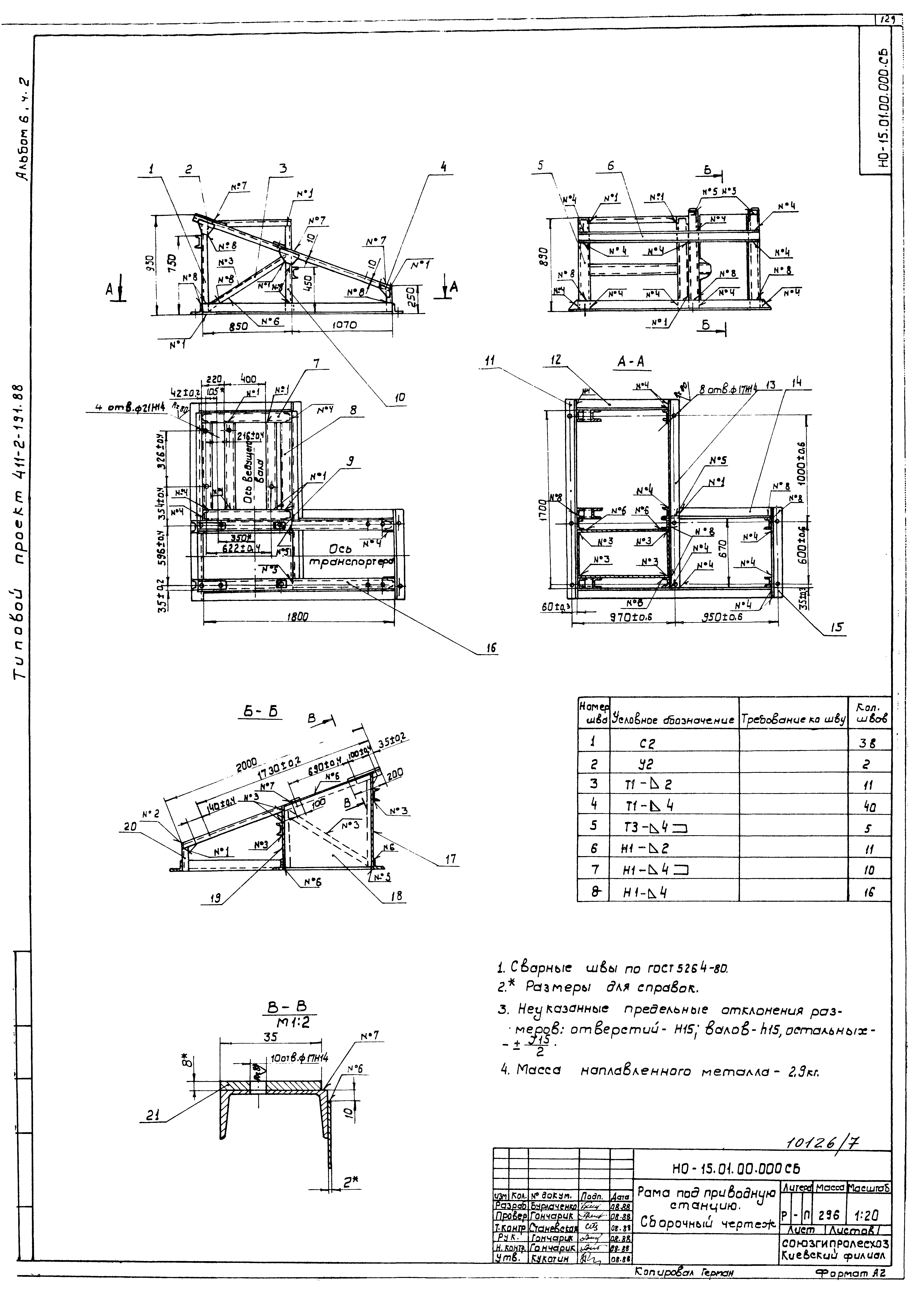 Типовой проект 411-2-191.88