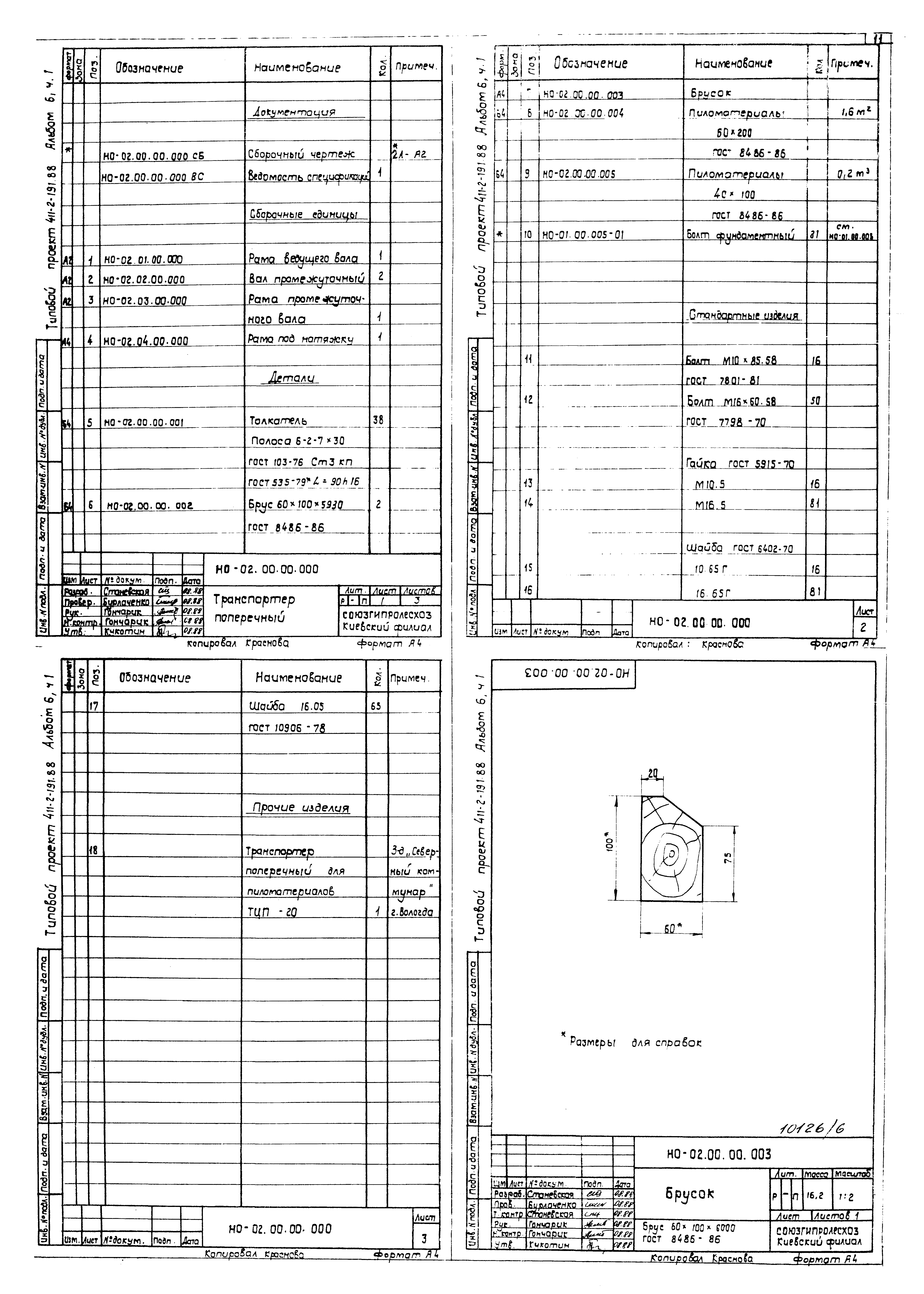 Типовой проект 411-2-191.88