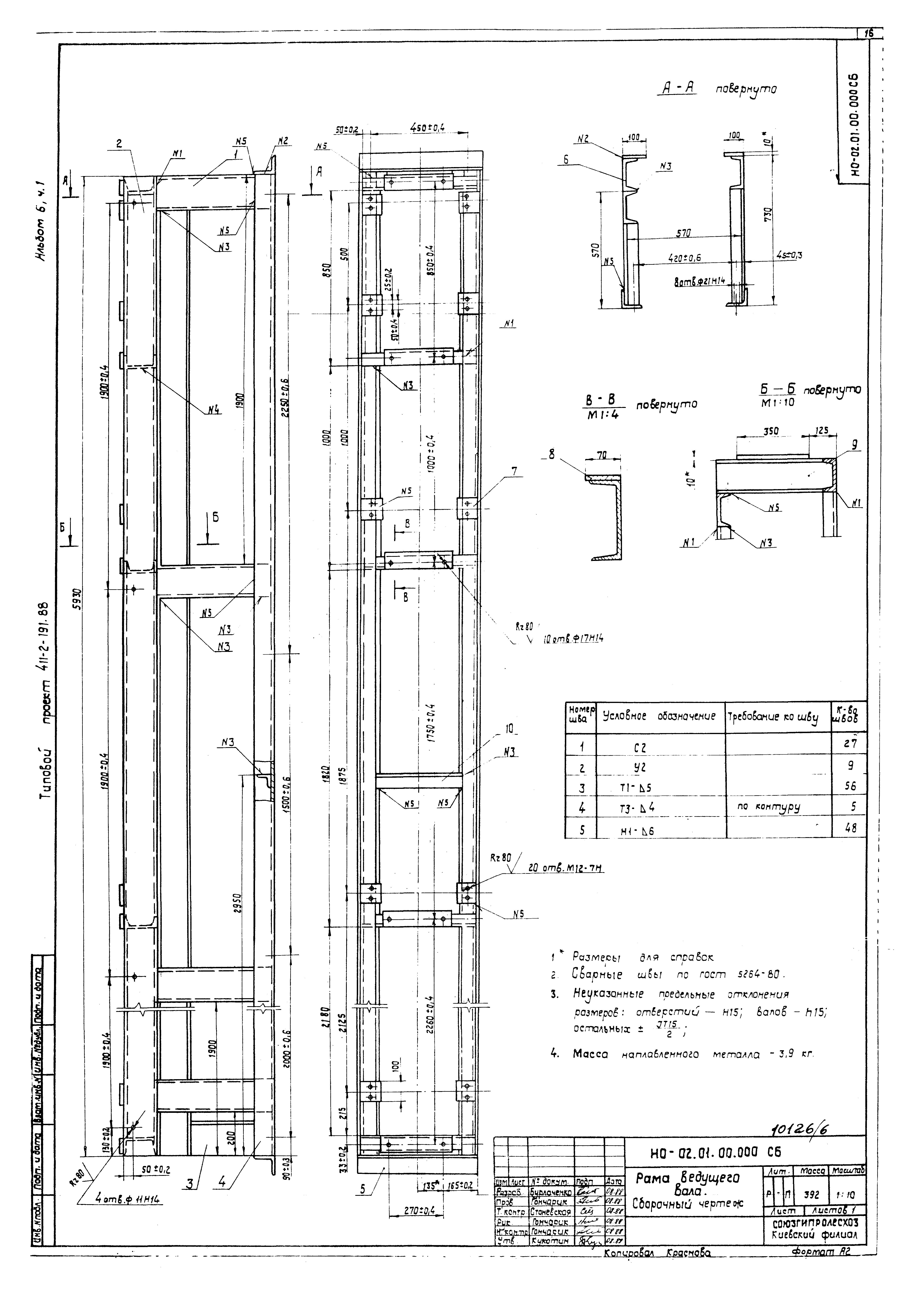 Типовой проект 411-2-191.88