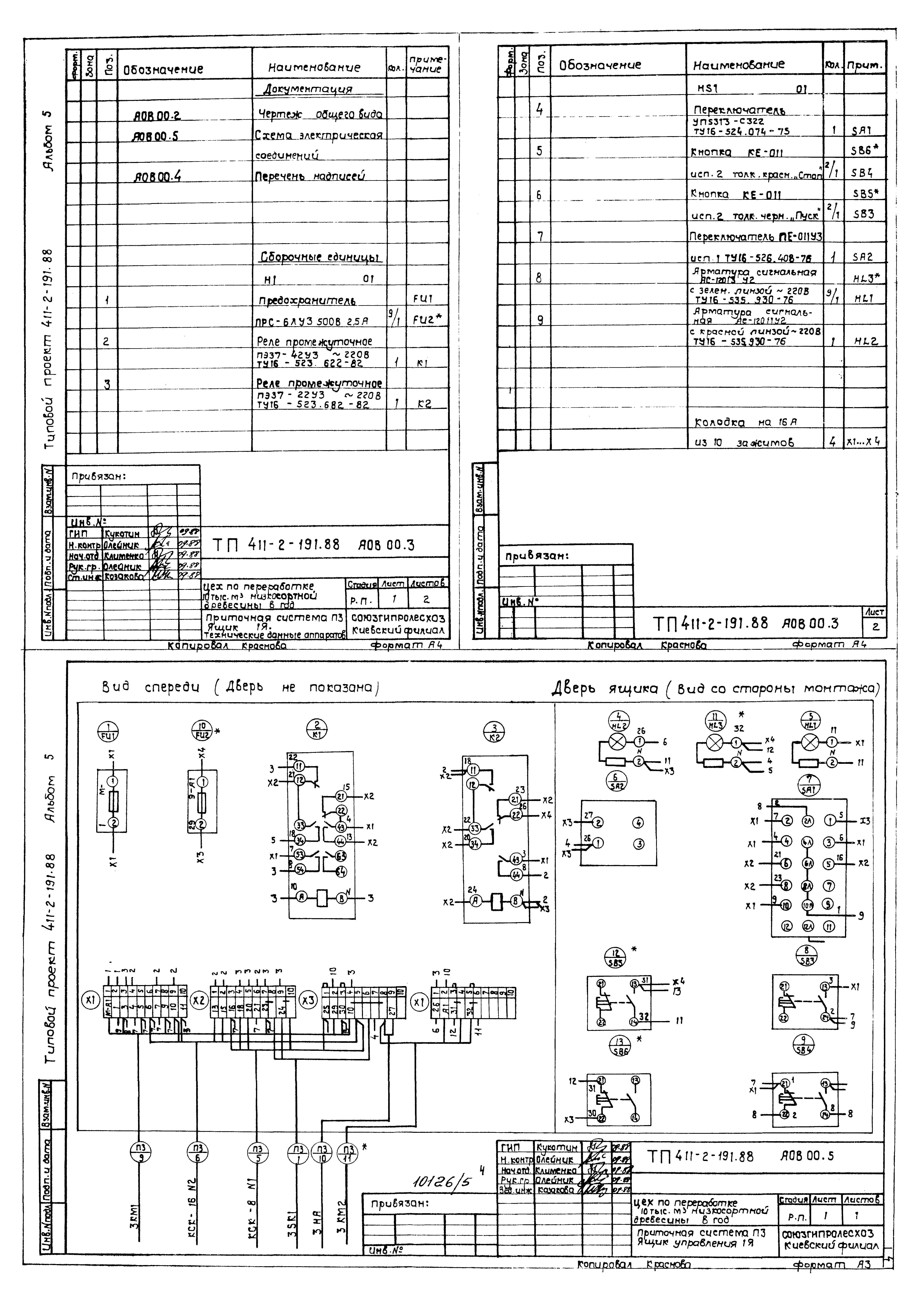 Типовой проект 411-2-191.88