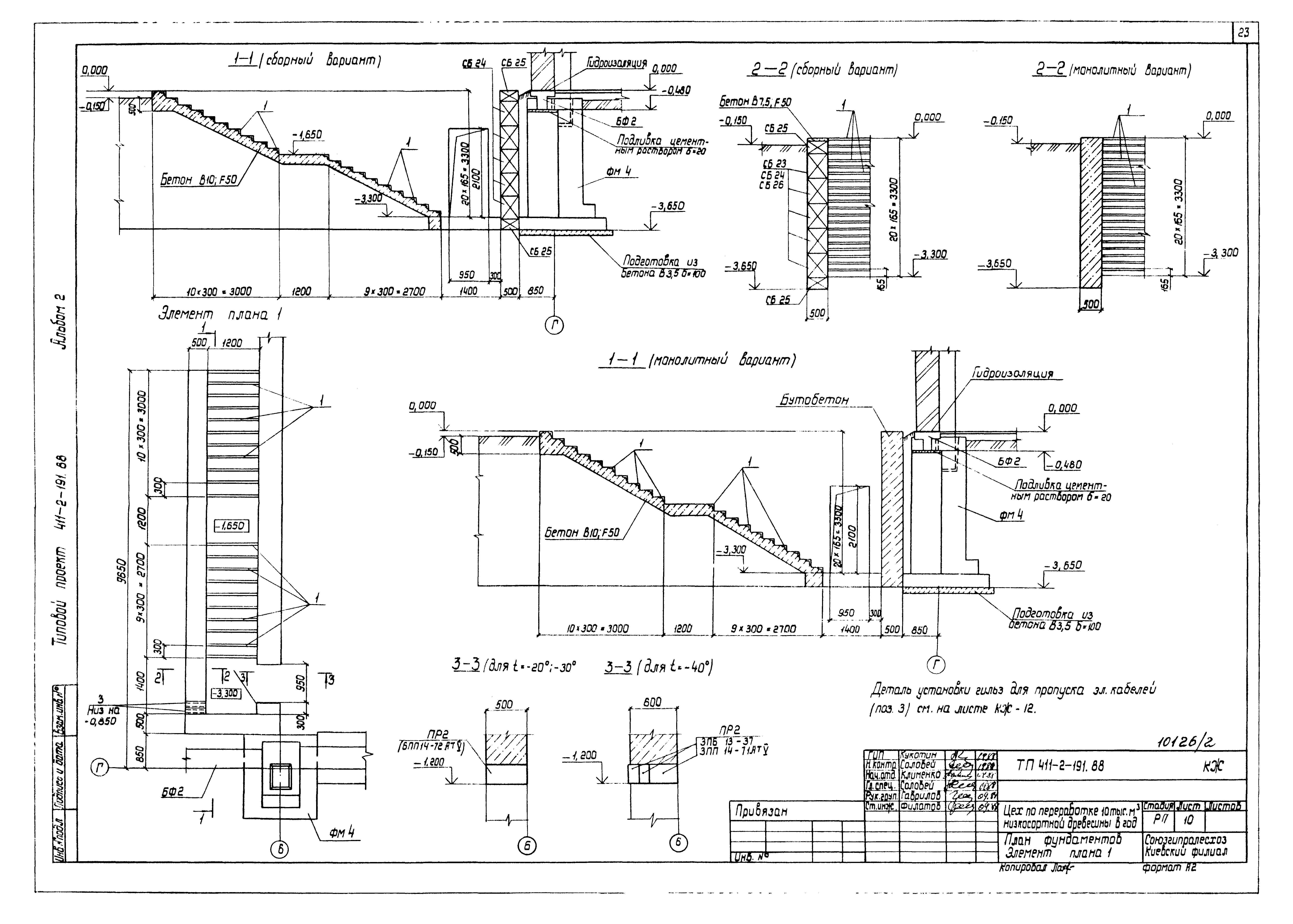 Типовой проект 411-2-191.88