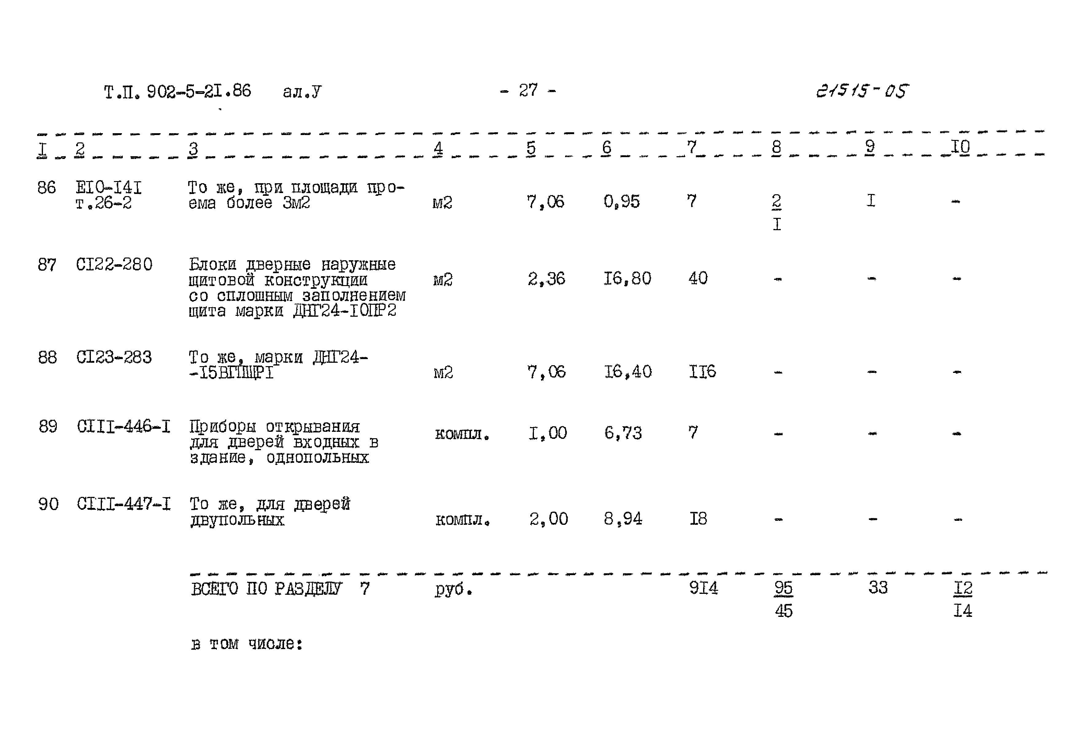 Типовой проект 902-5-21.86