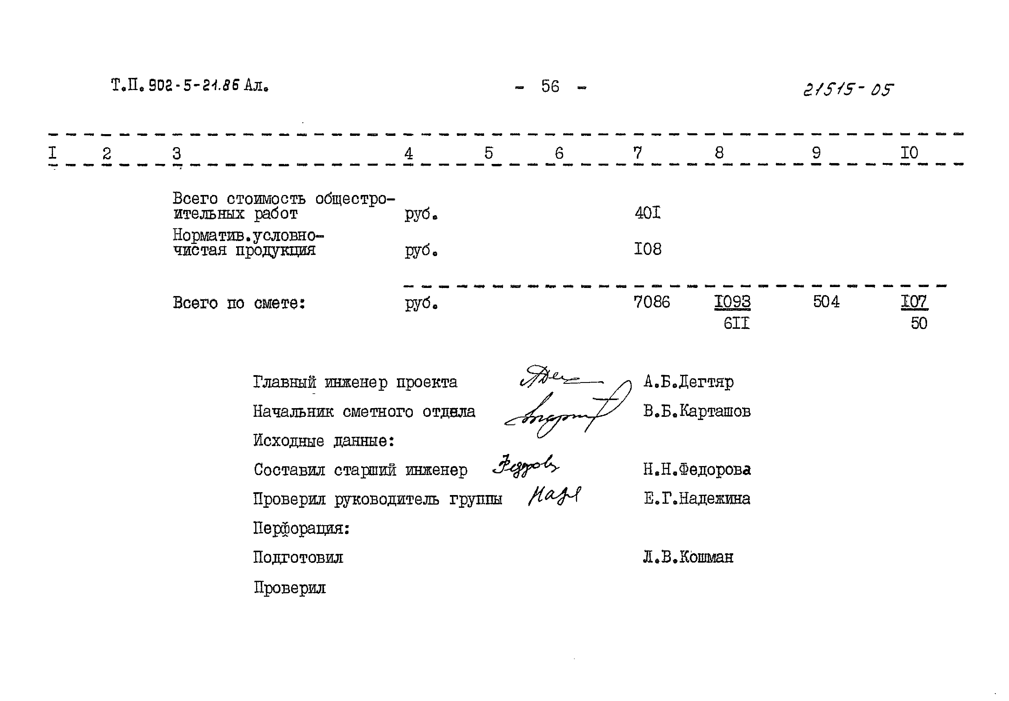 Типовой проект 902-5-21.86