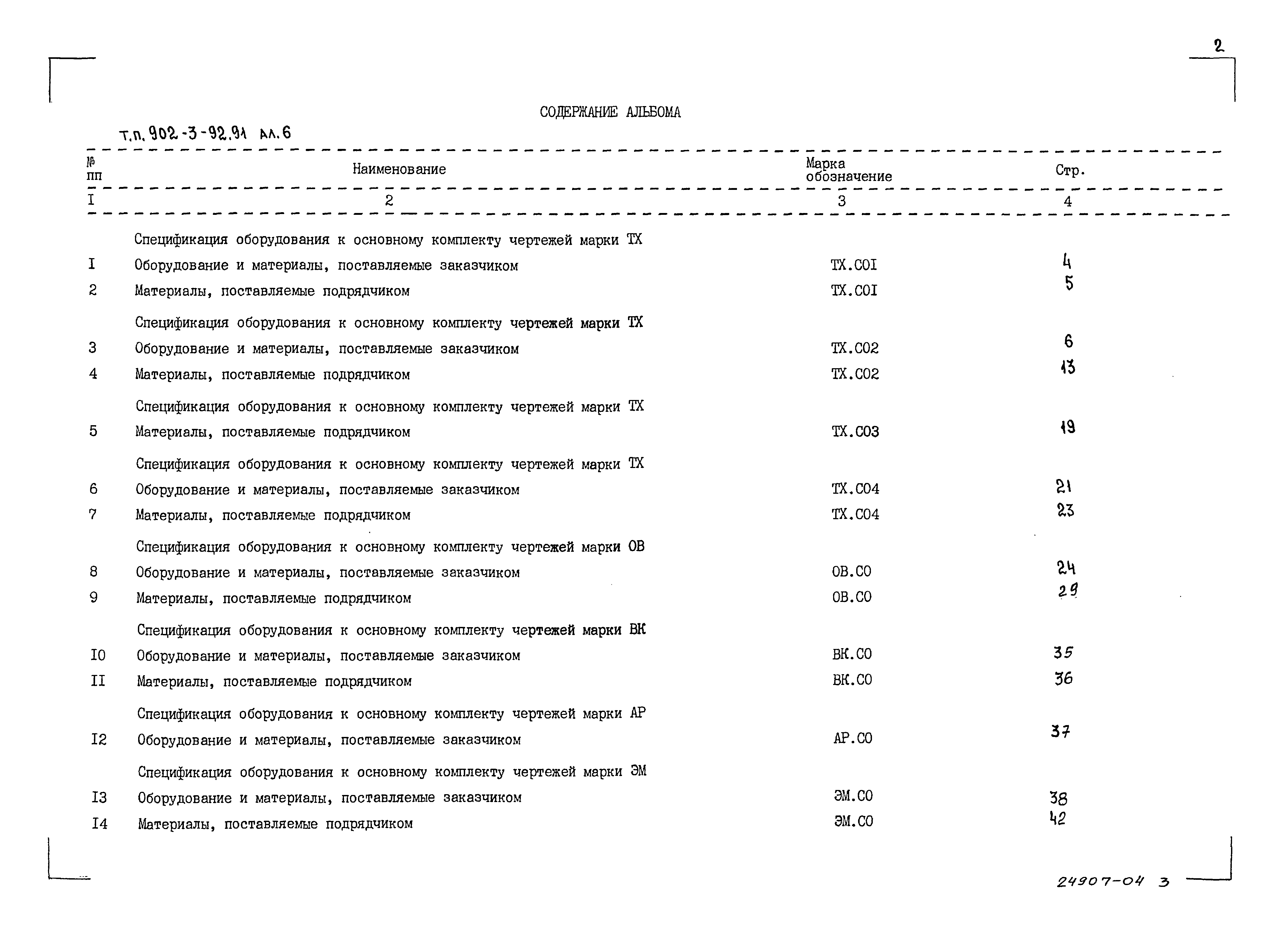 Типовой проект 902-3-91.91