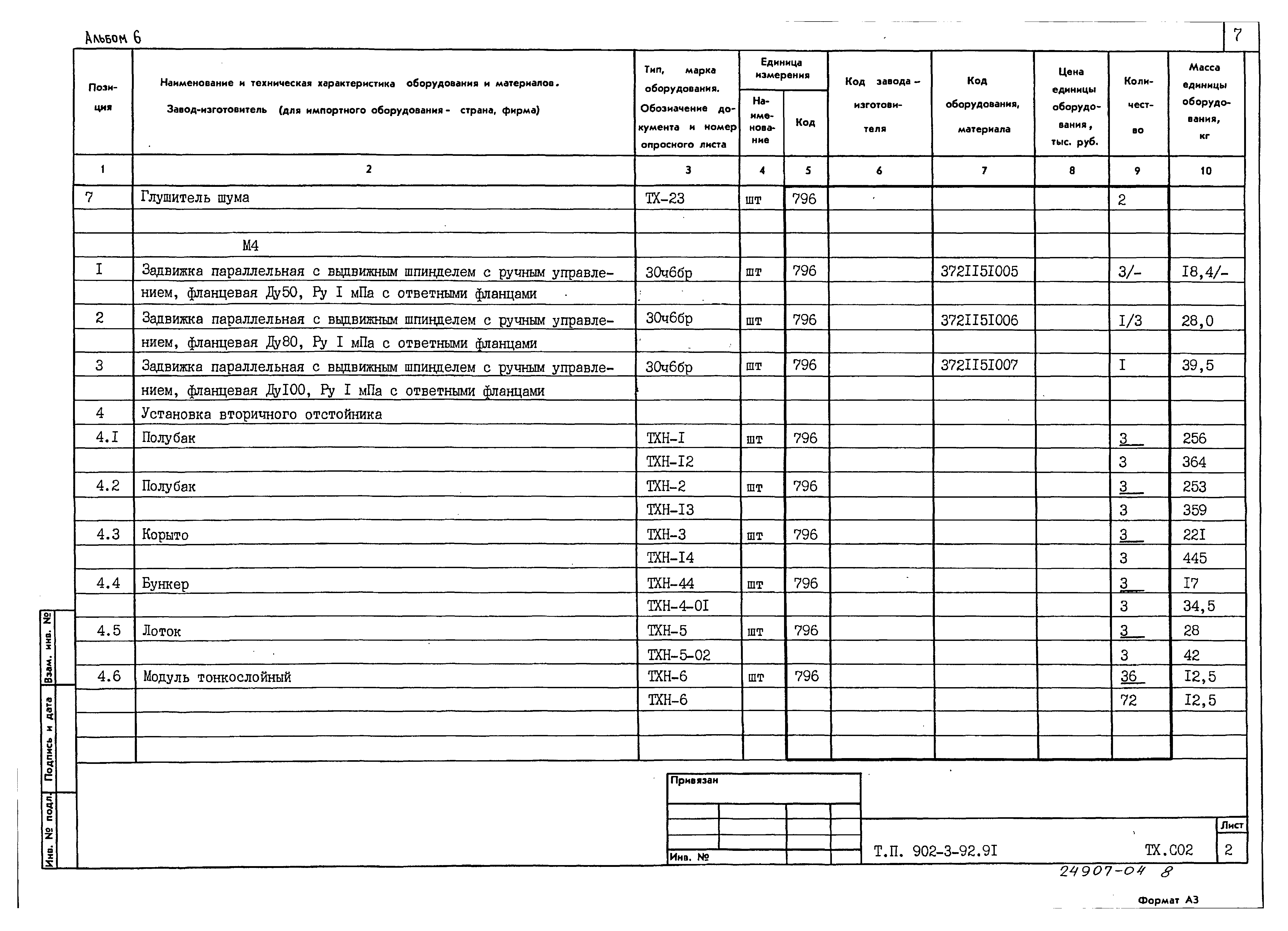 Типовой проект 902-3-91.91