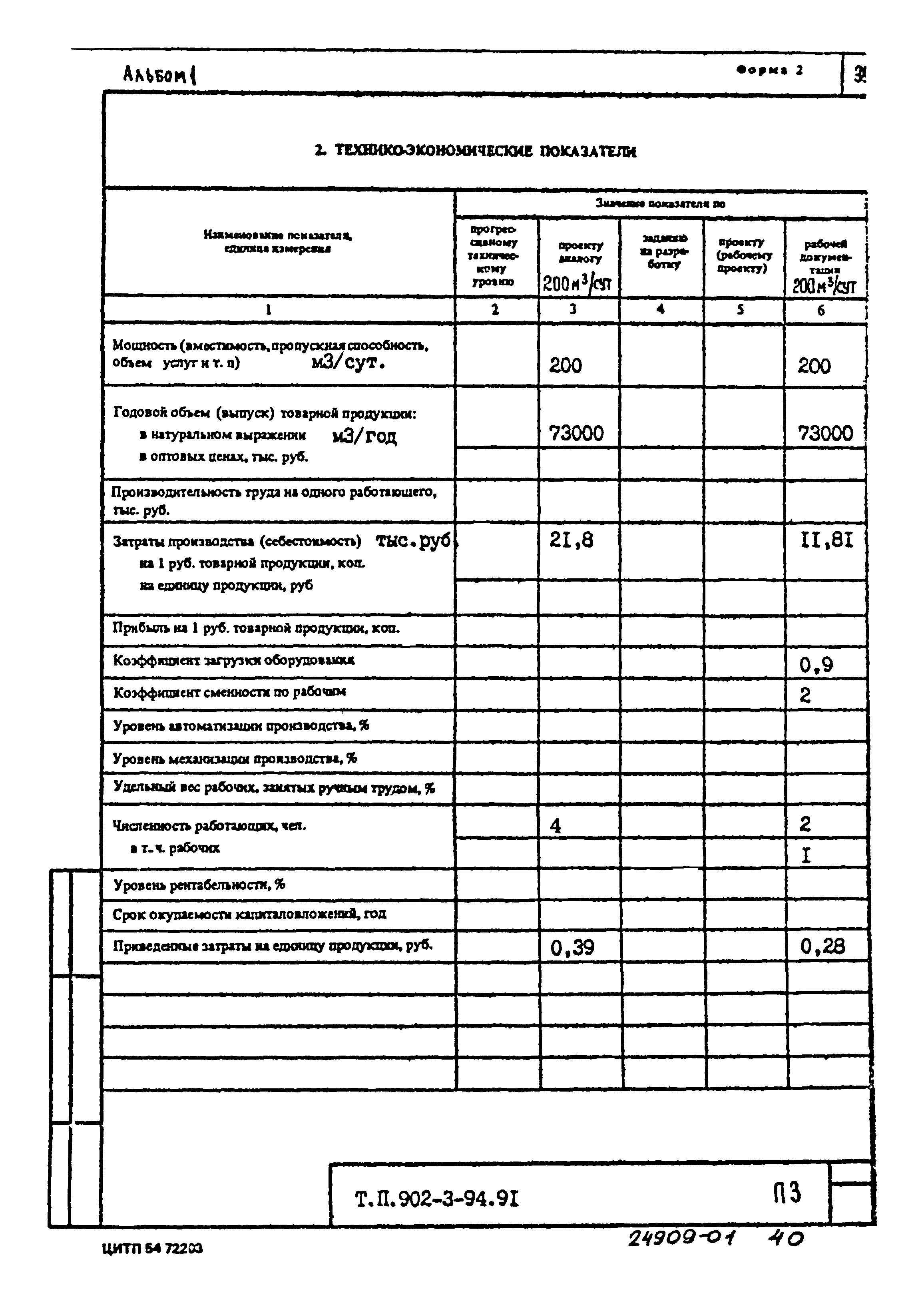 Типовой проект 902-3-91.91