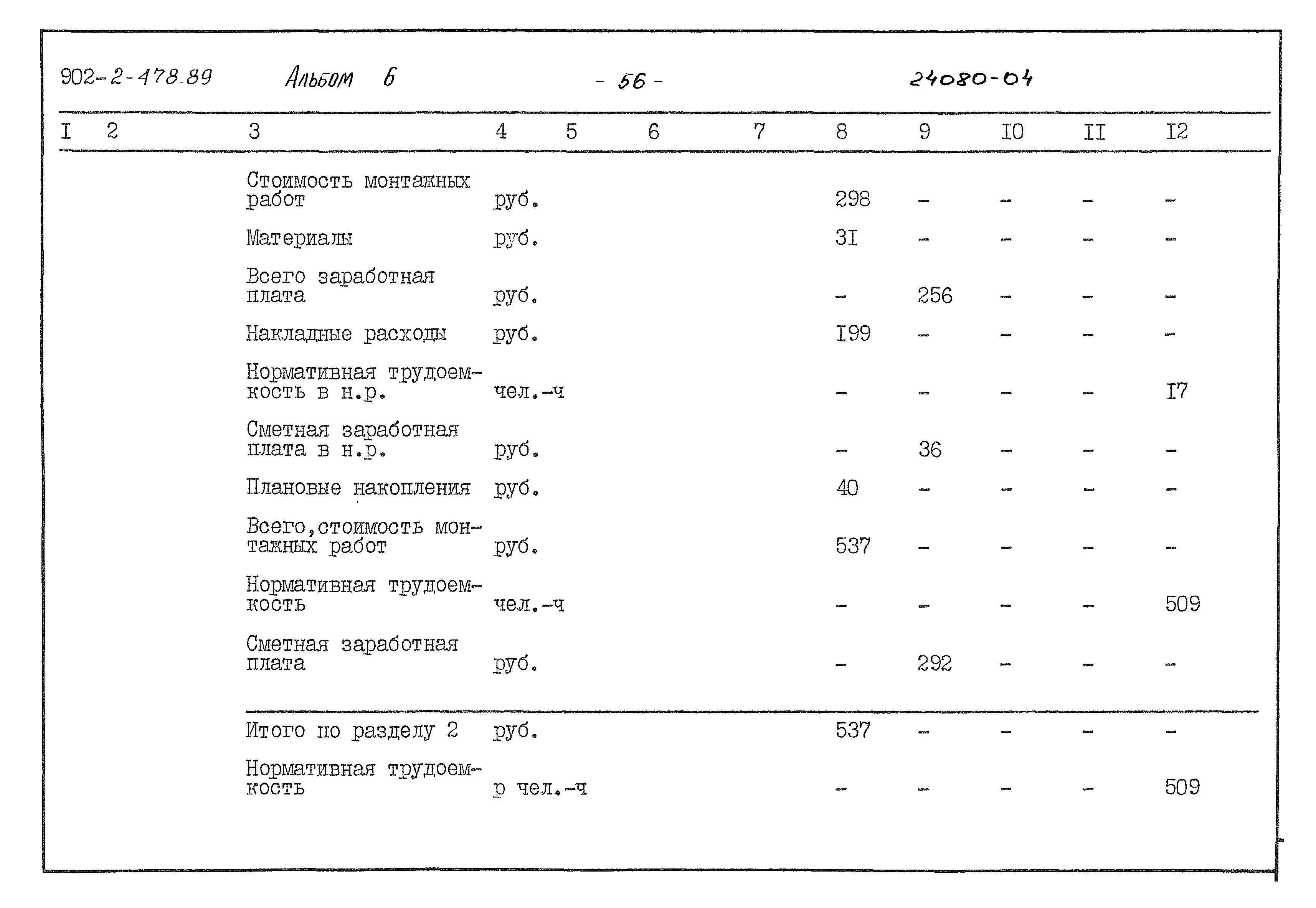 Типовой проект 902-2-478.89