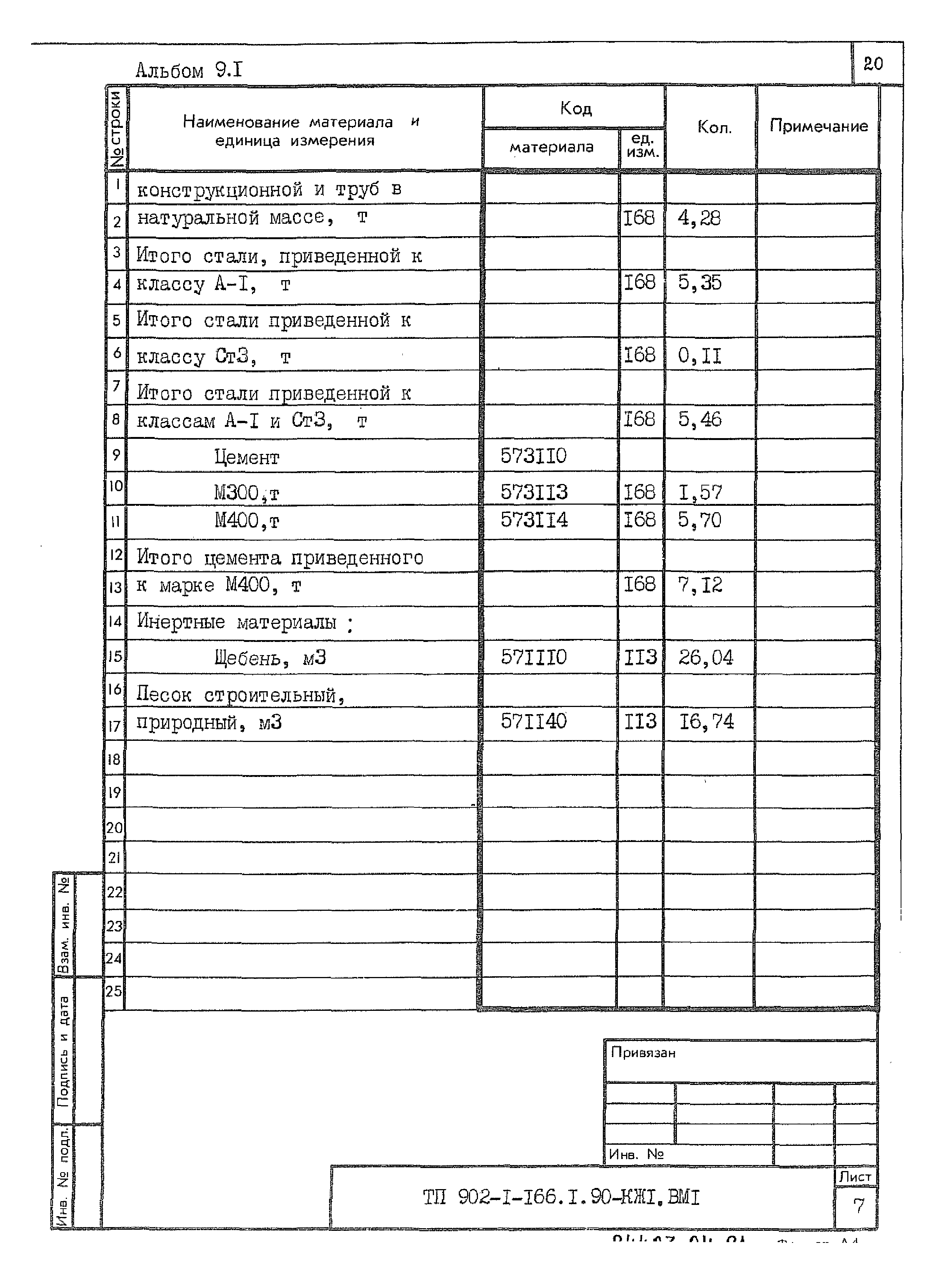 Типовой проект 902-1-166.1.90