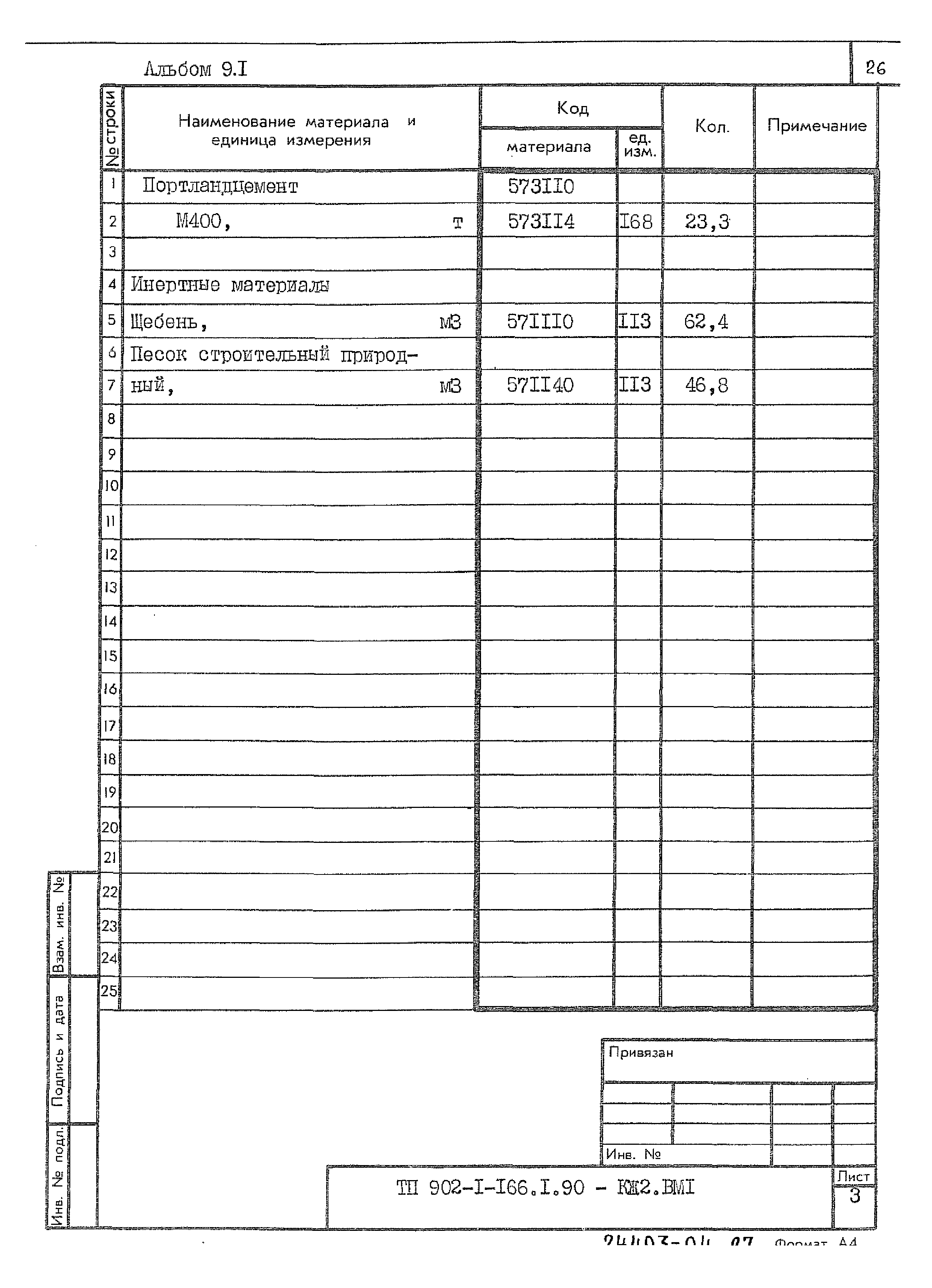 Типовой проект 902-1-166.1.90