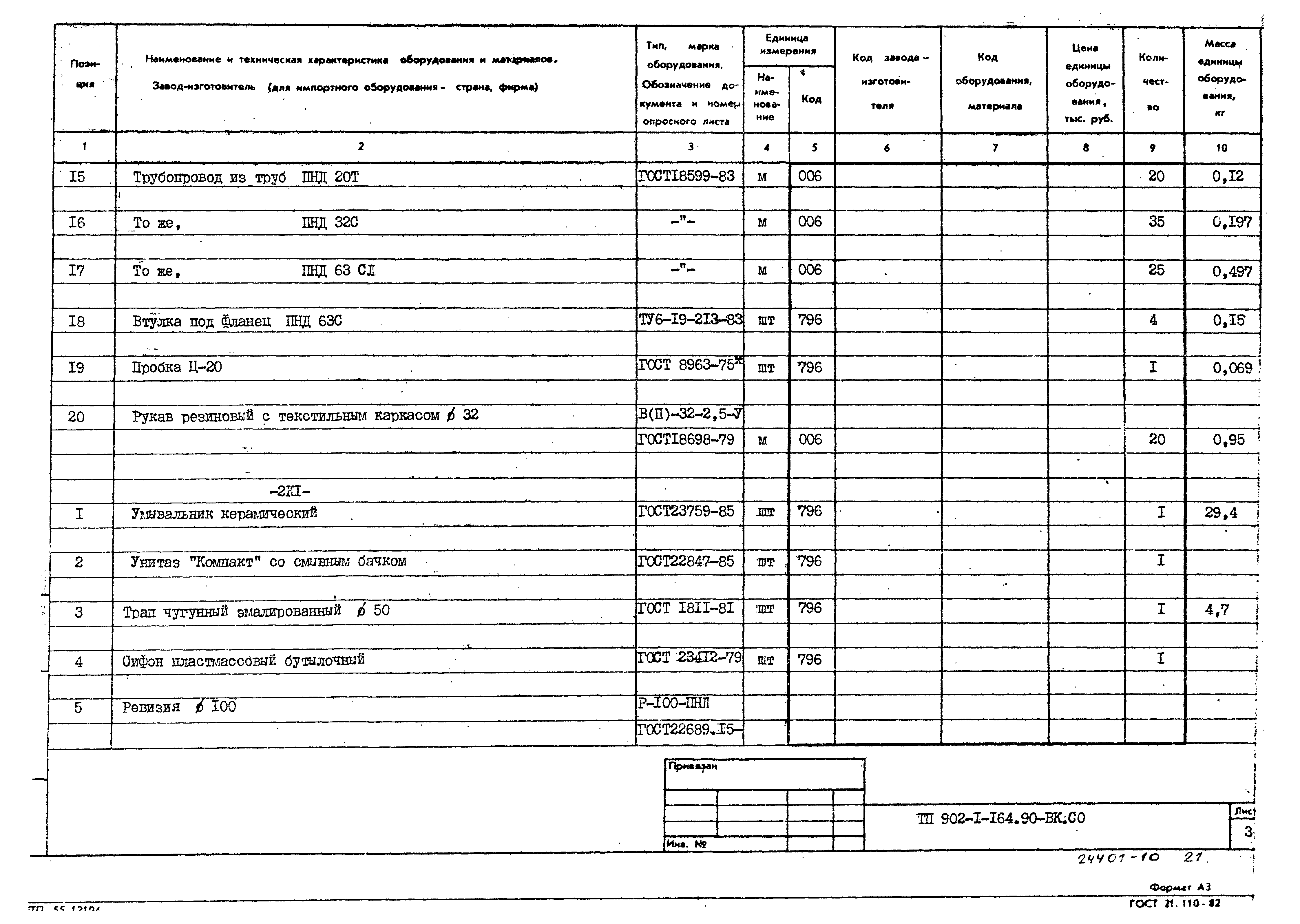 Типовой проект 902-1-166.1.90