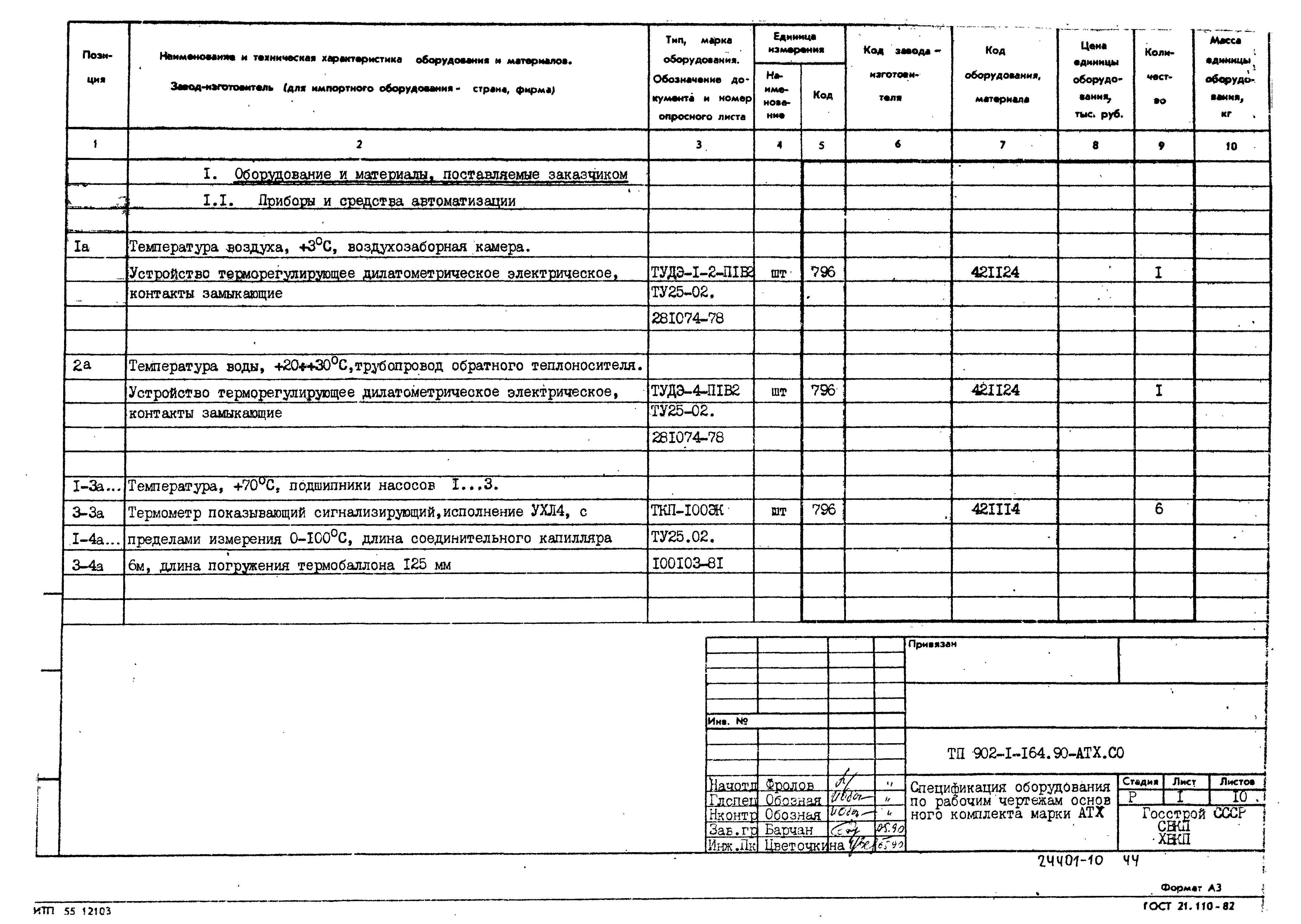 Типовой проект 902-1-166.1.90