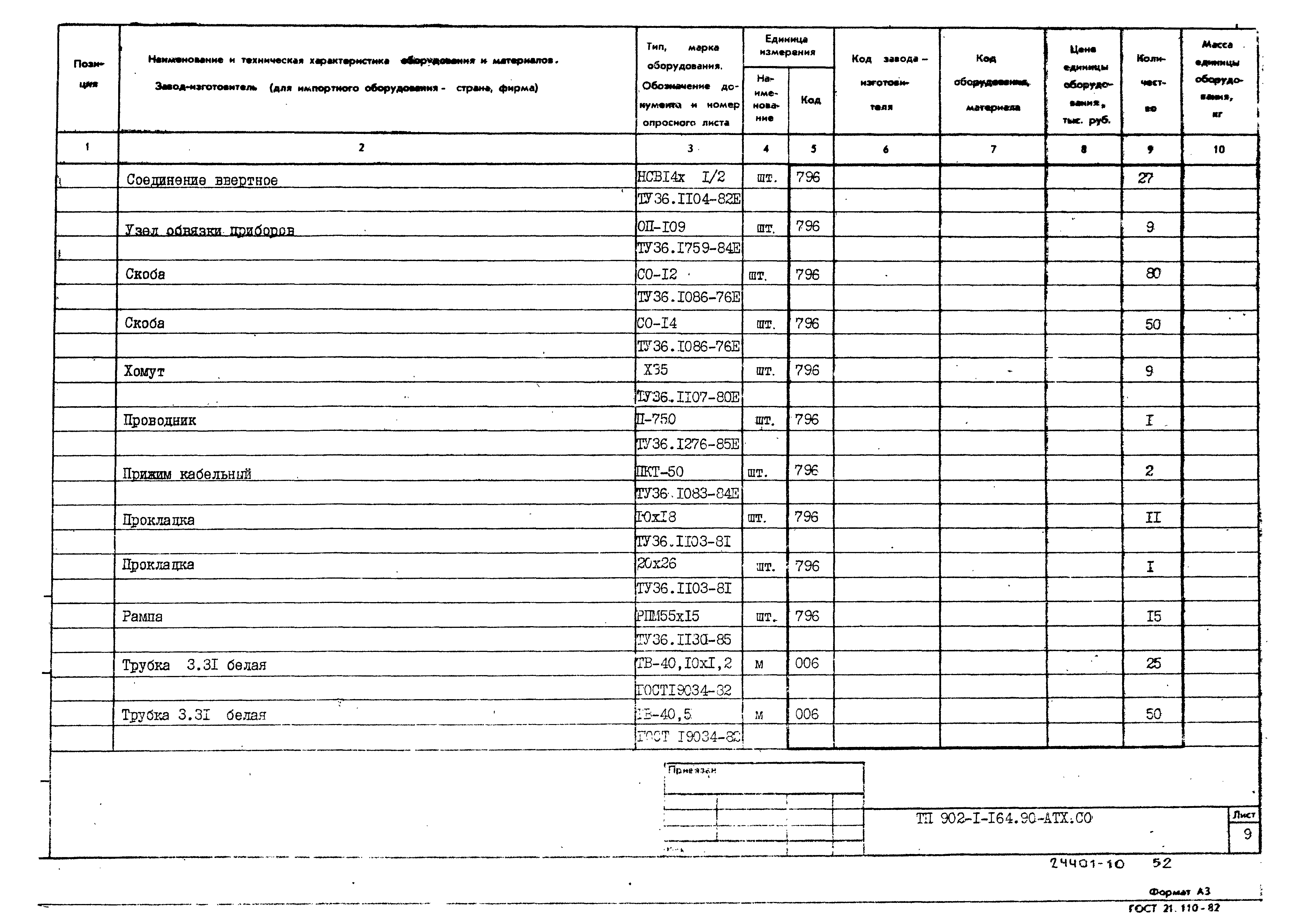 Типовой проект 902-1-166.1.90