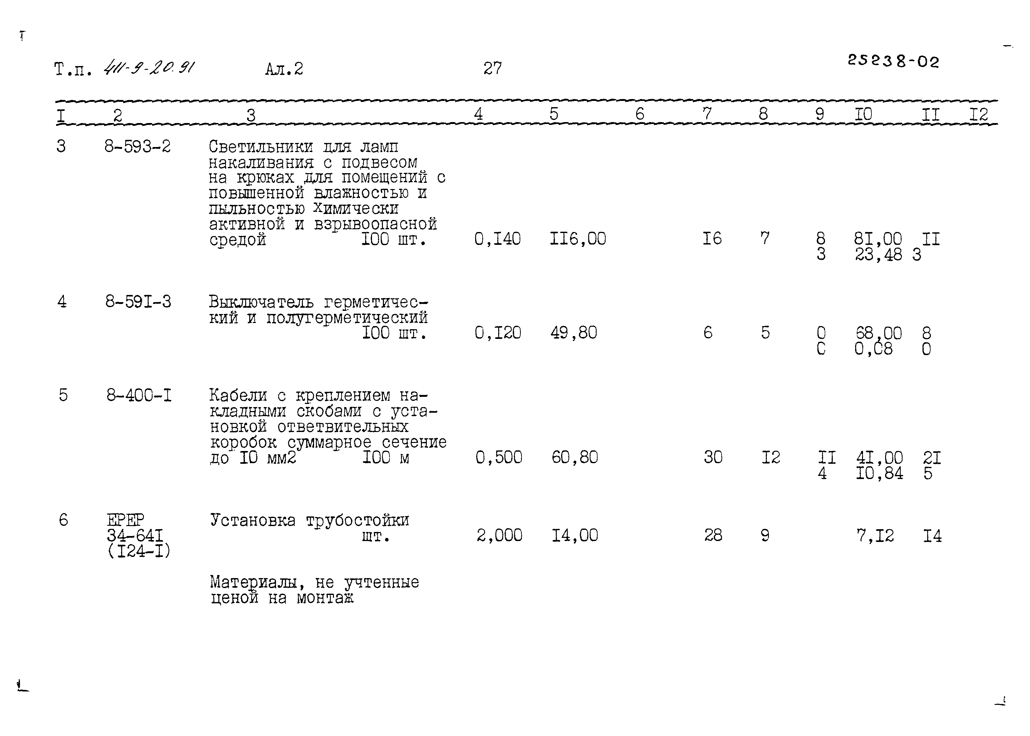 Типовой проект 411-9-20.91