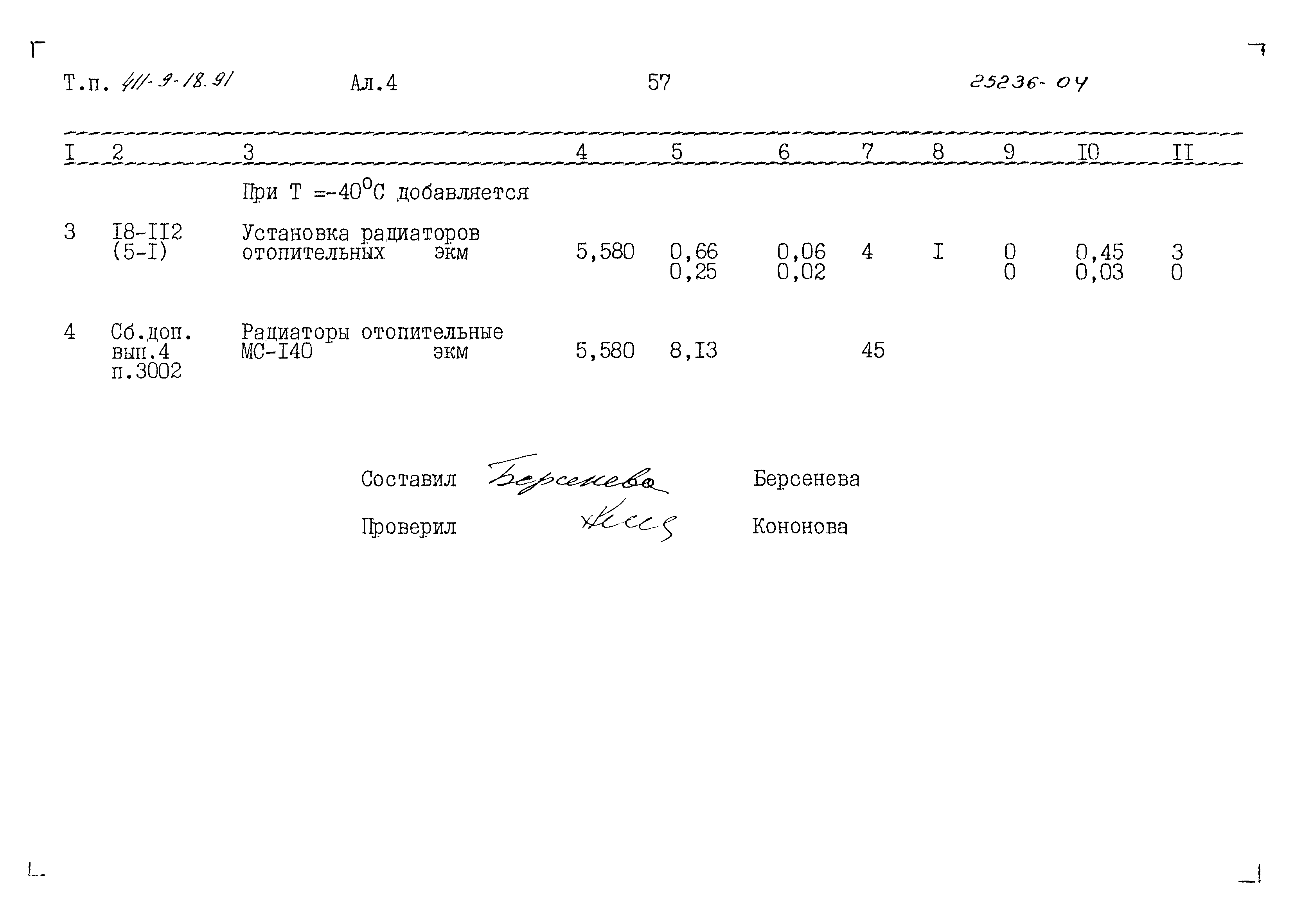 Типовой проект 411-9-18.91