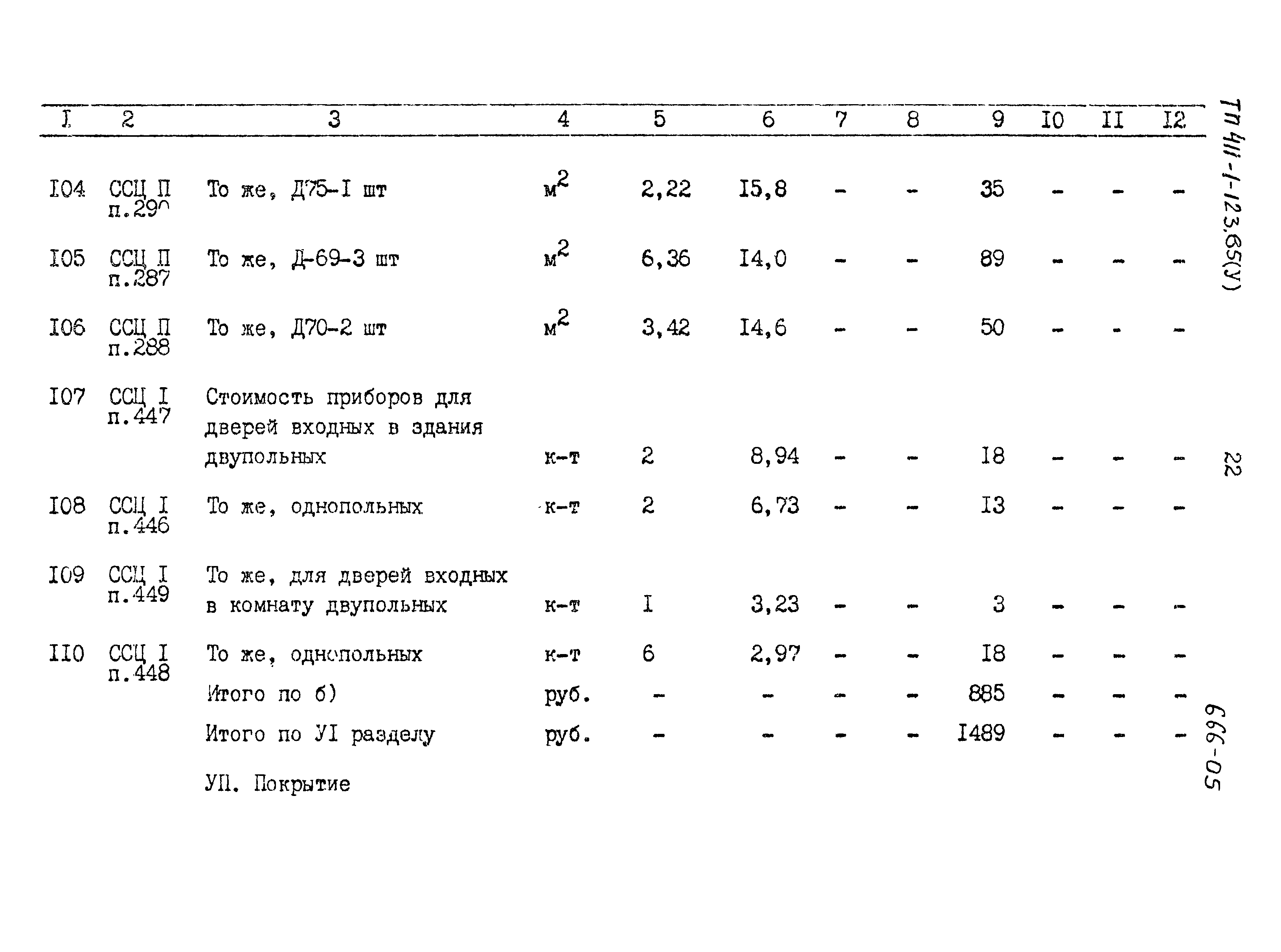 Типовой проект 411-1-123.85