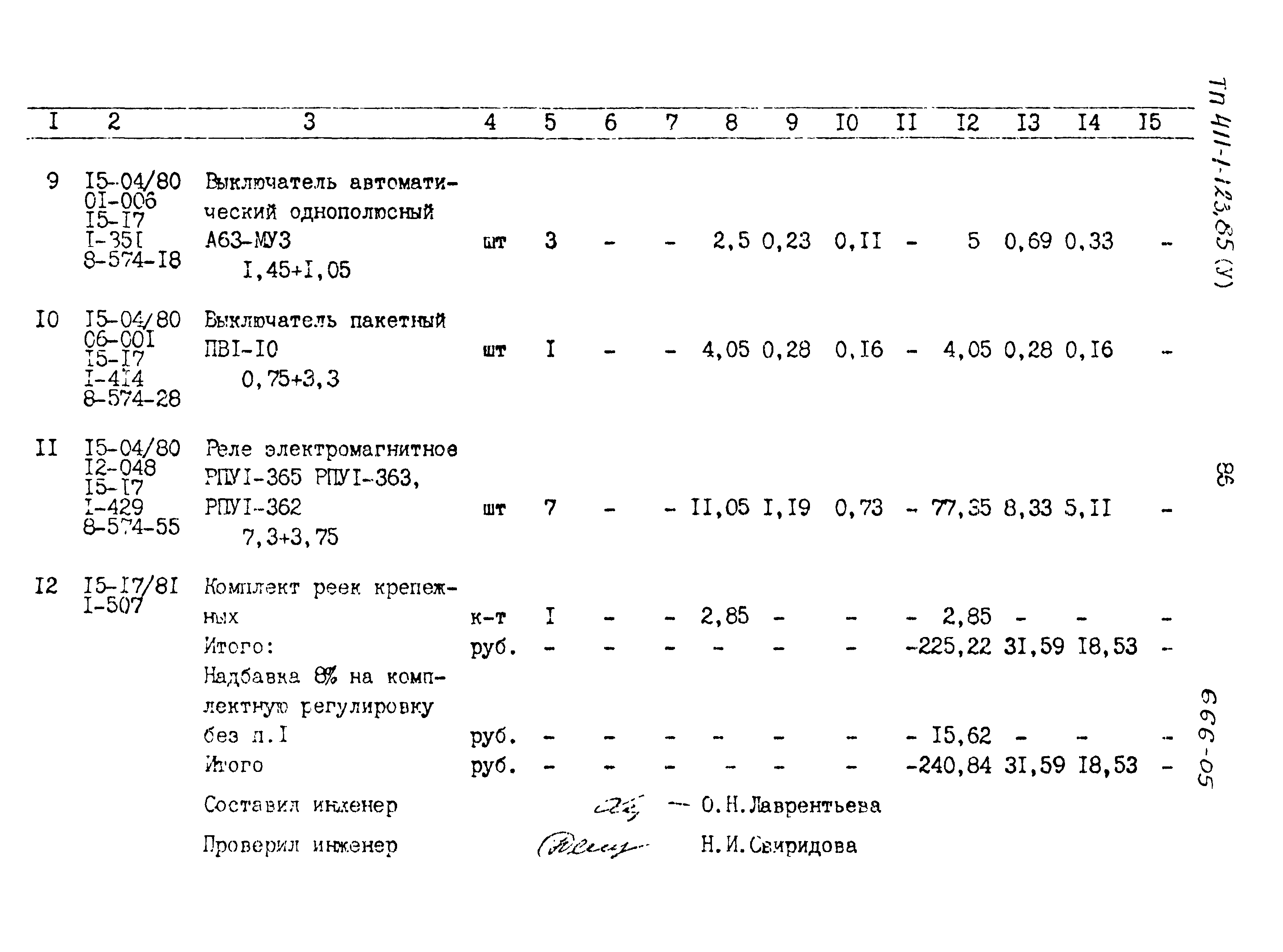 Типовой проект 411-1-123.85