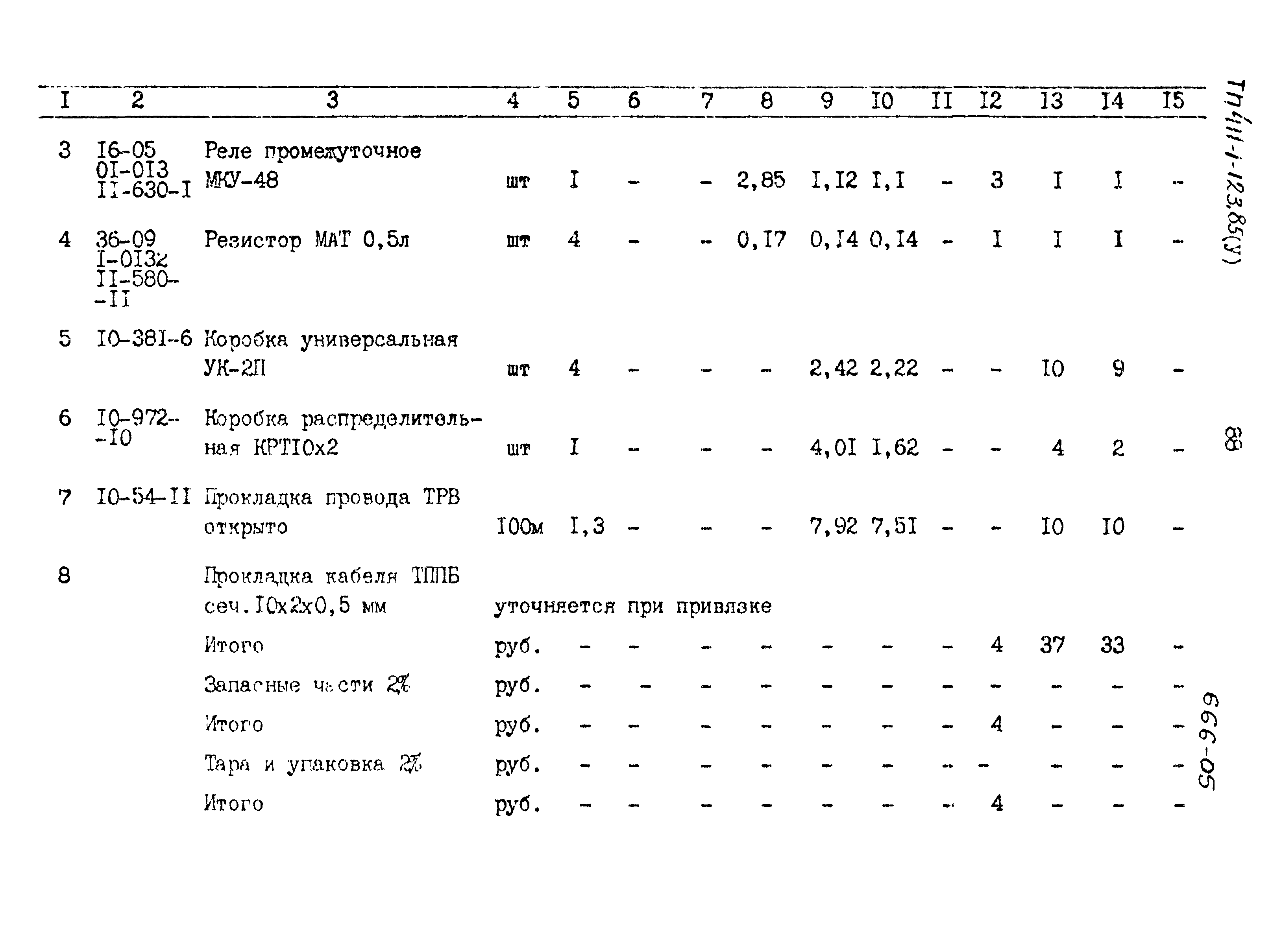 Типовой проект 411-1-123.85