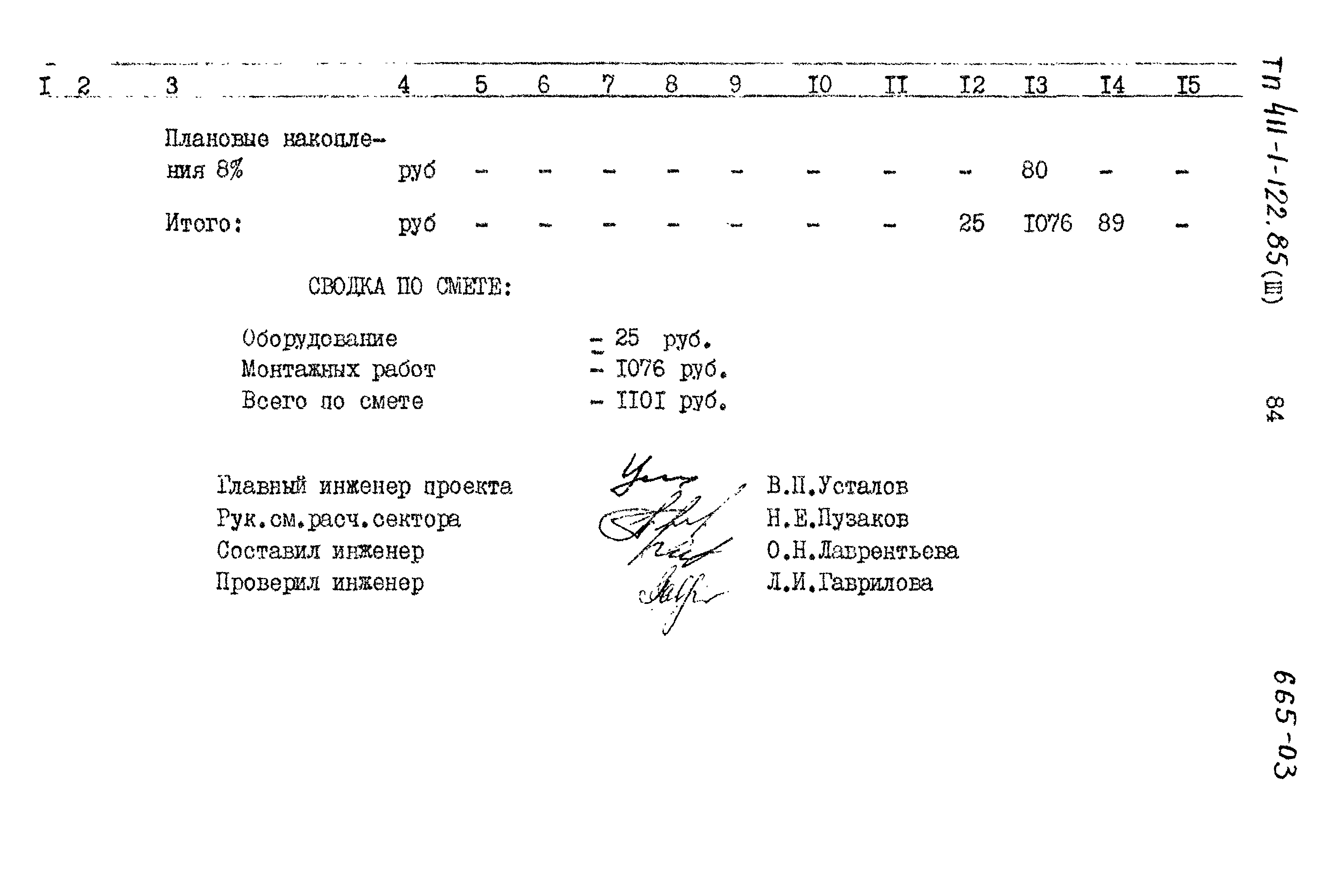 Типовой проект 411-1-122.85