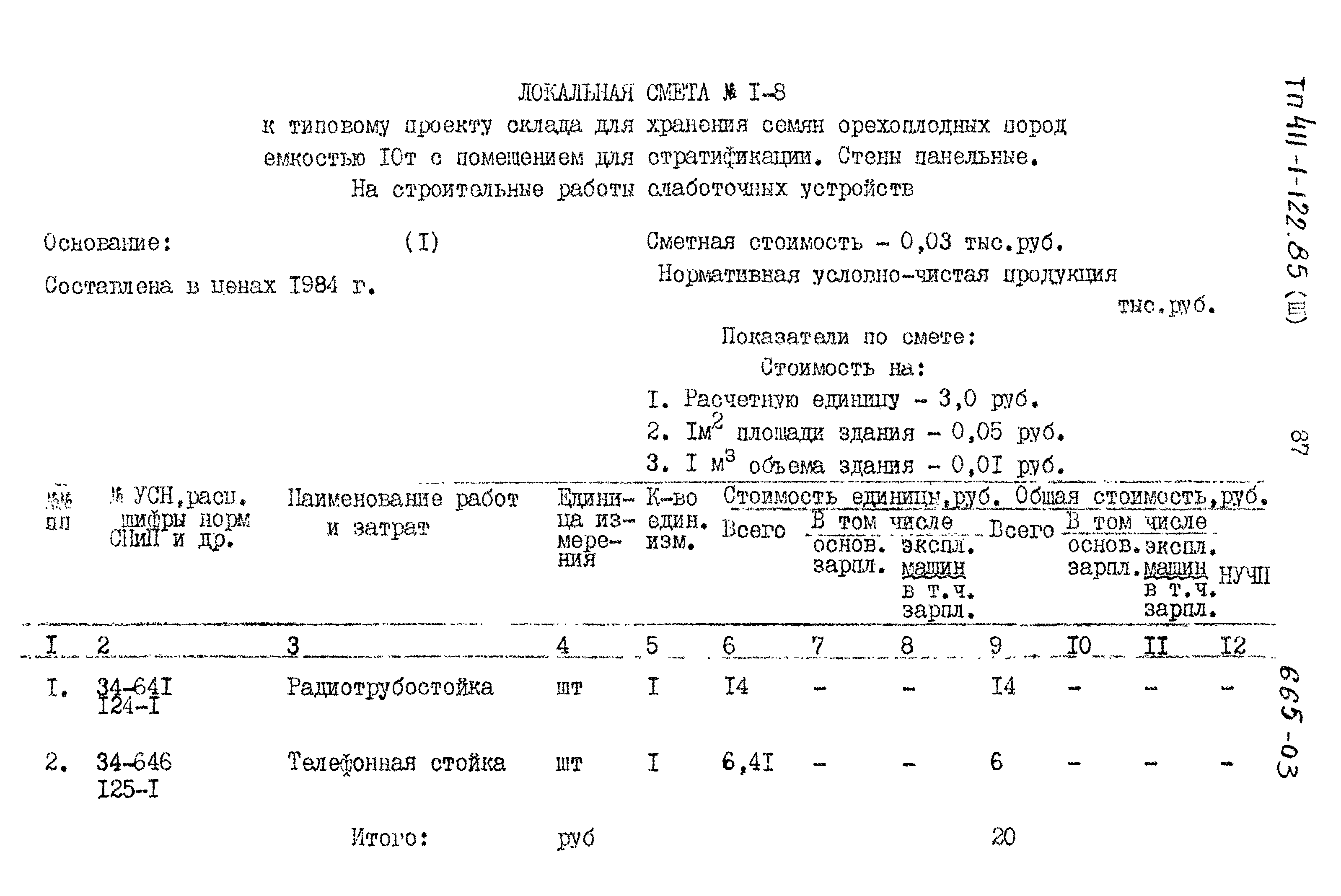 Типовой проект 411-1-122.85