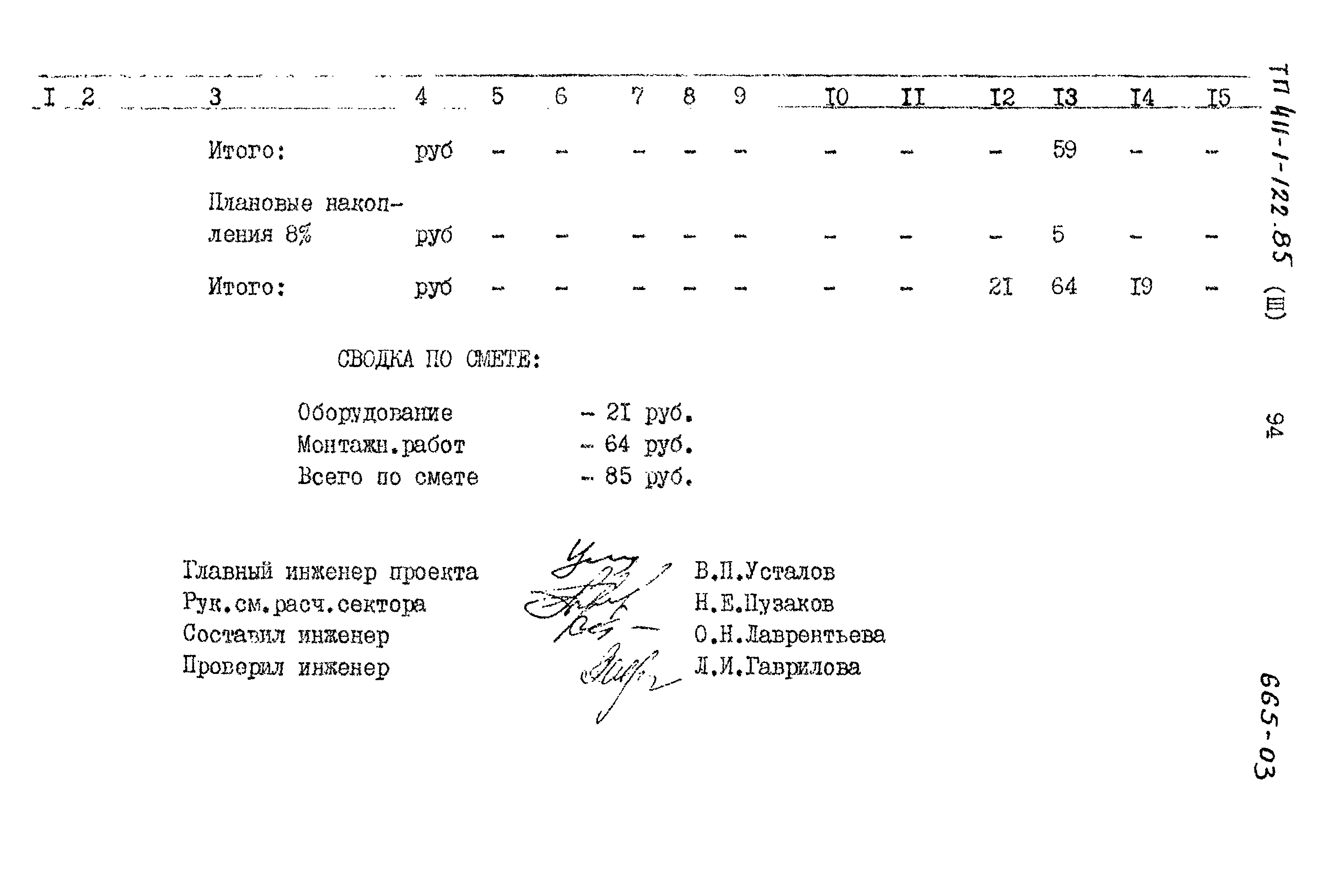 Типовой проект 411-1-122.85