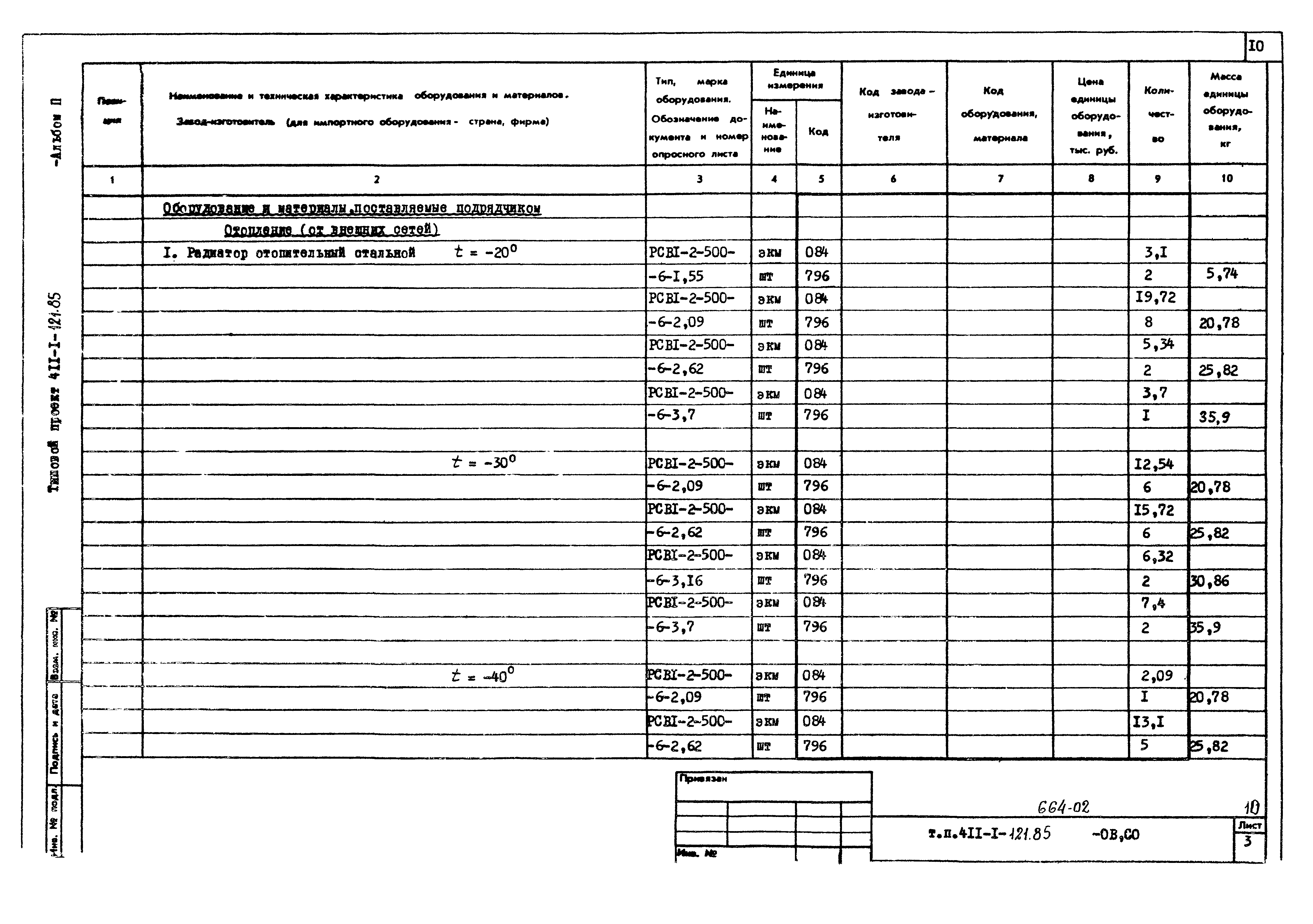 Типовой проект 411-1-121.85