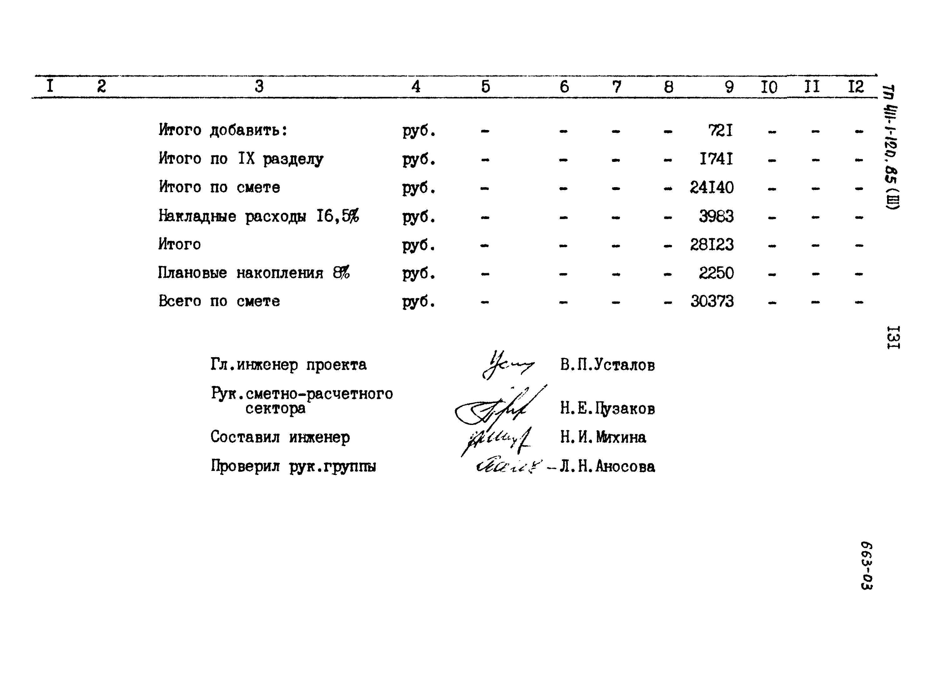 Типовой проект 411-1-120.85