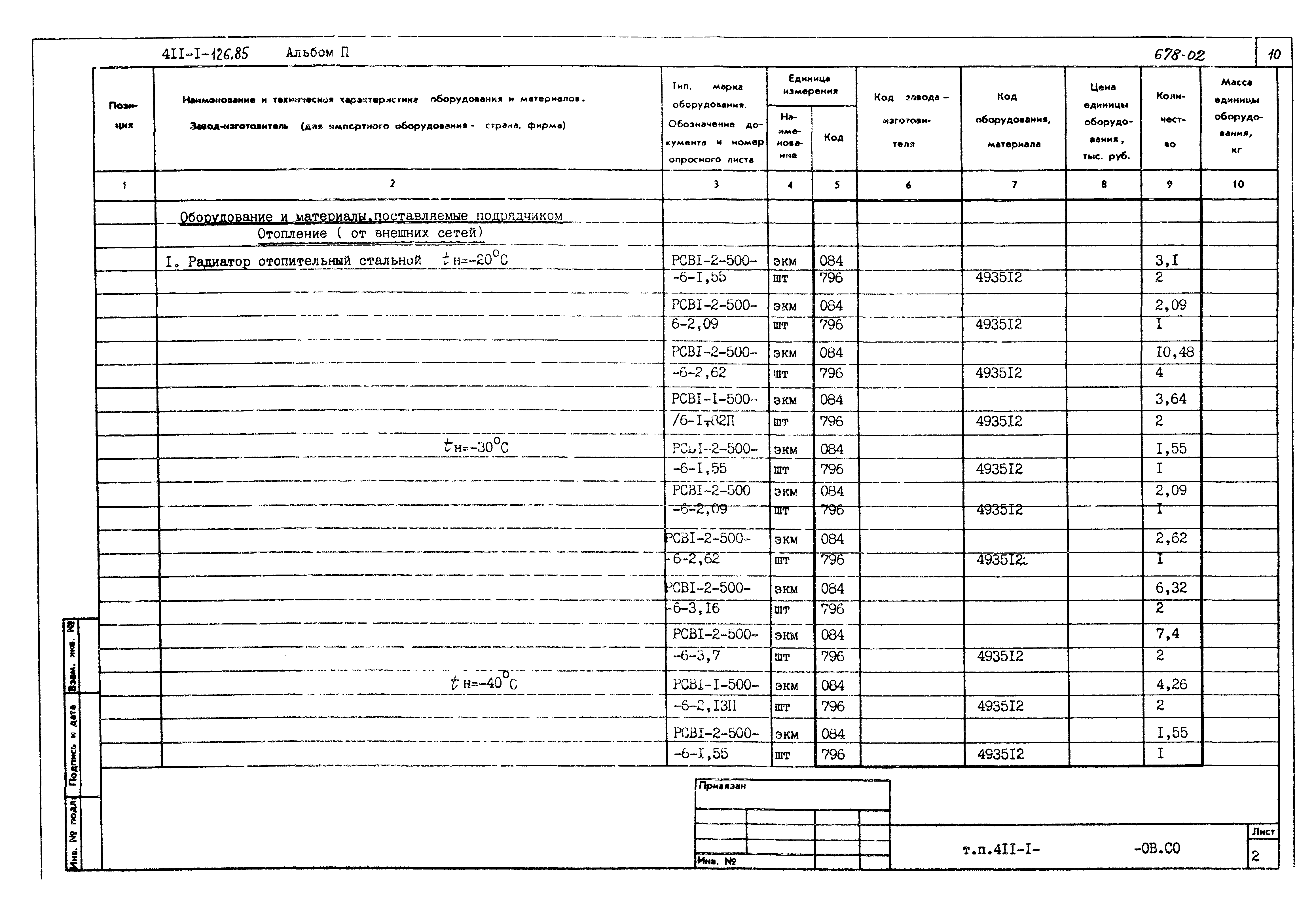 Типовой проект 411-1-126.85