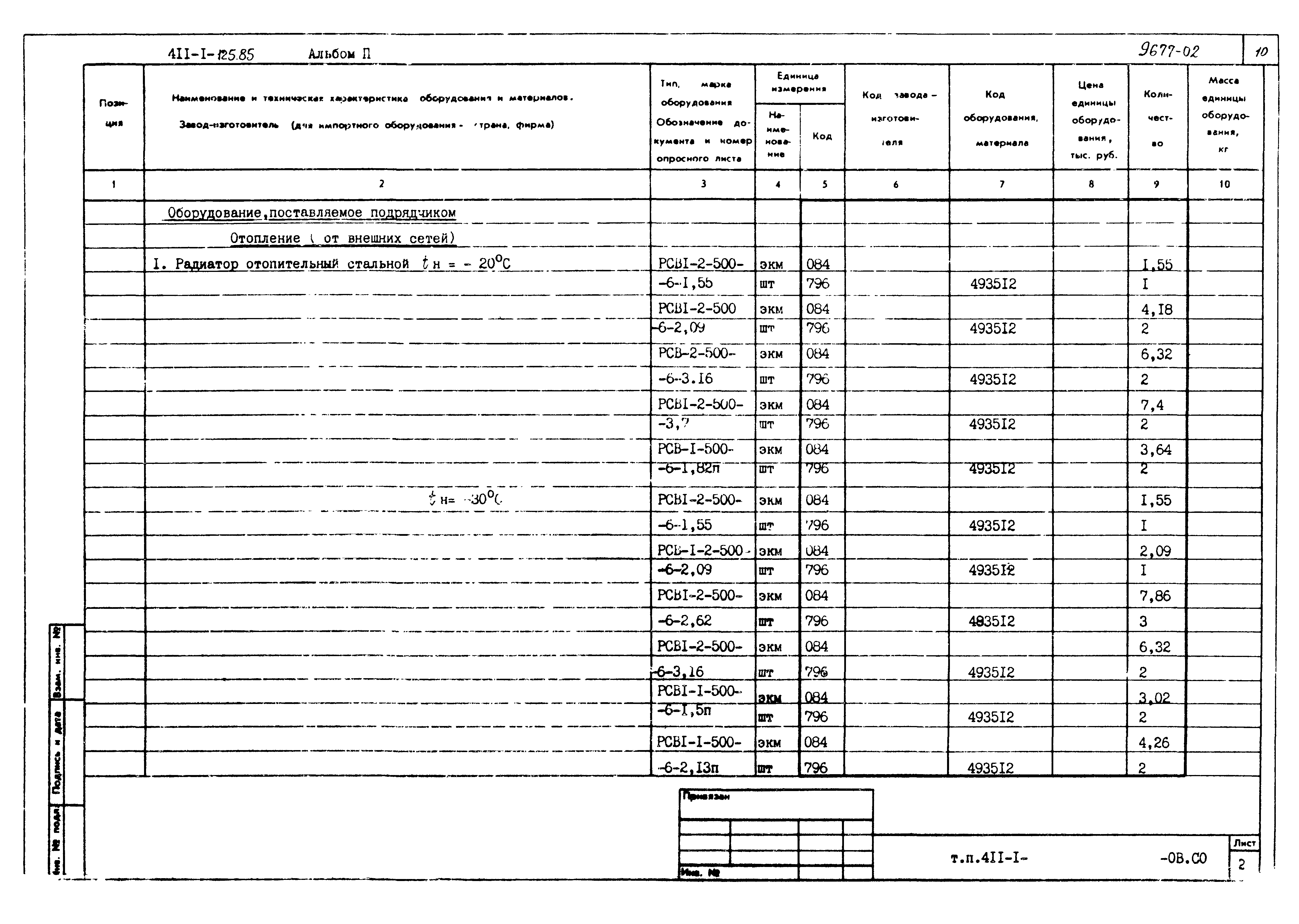 Типовой проект 411-1-125.85