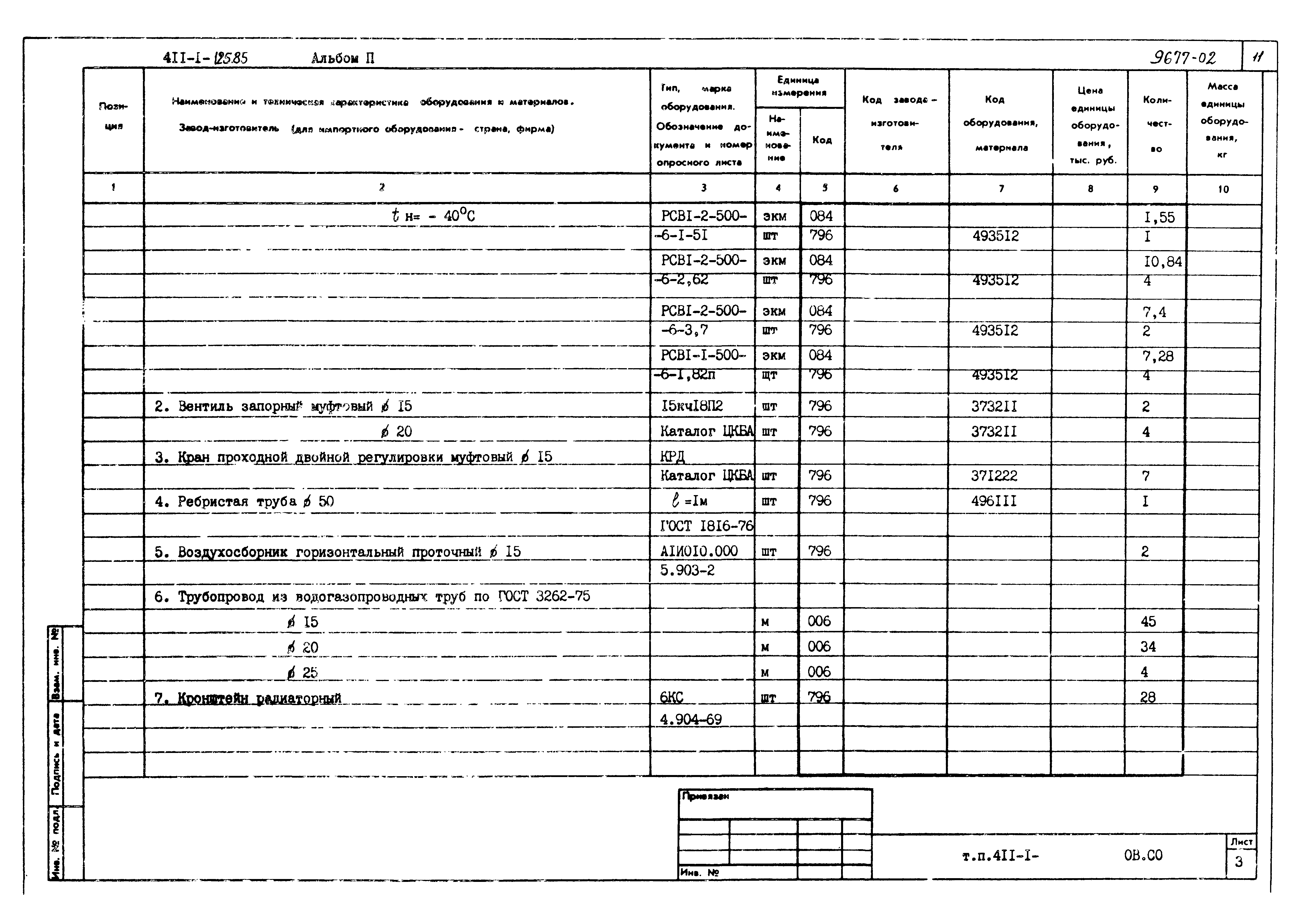 Типовой проект 411-1-125.85