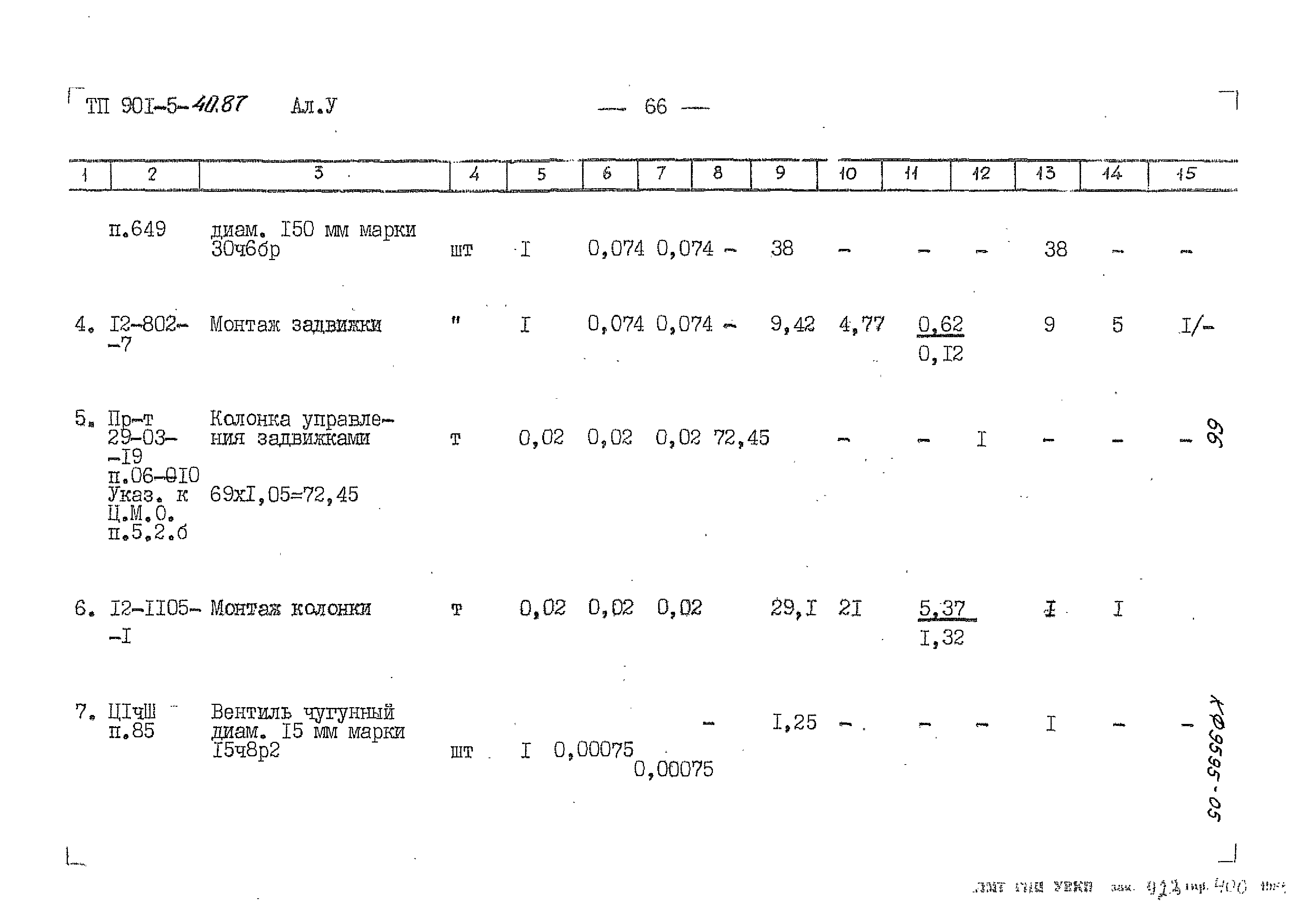 Типовой проект 901-5-40.87