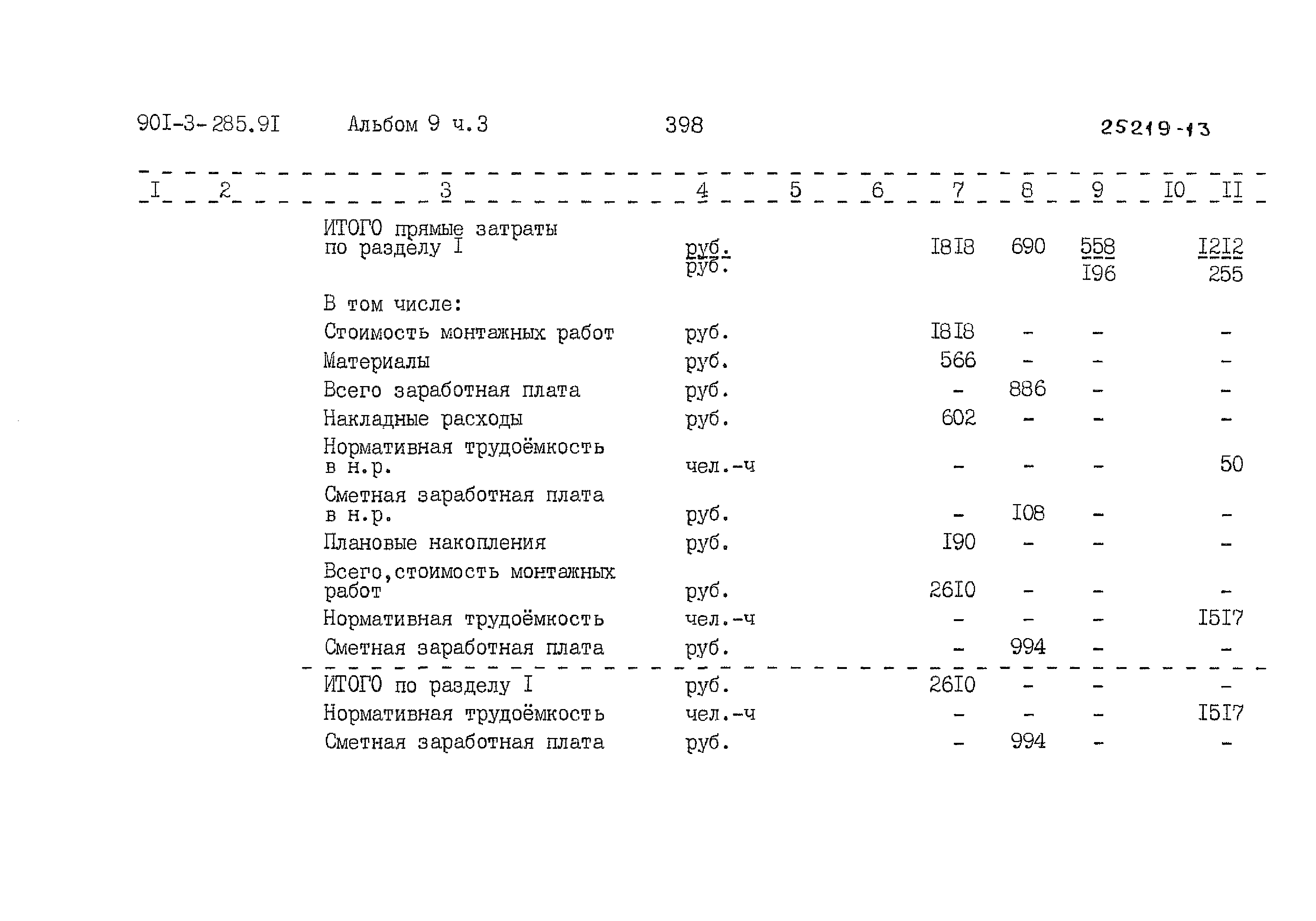 Типовой проект 901-3-285.91