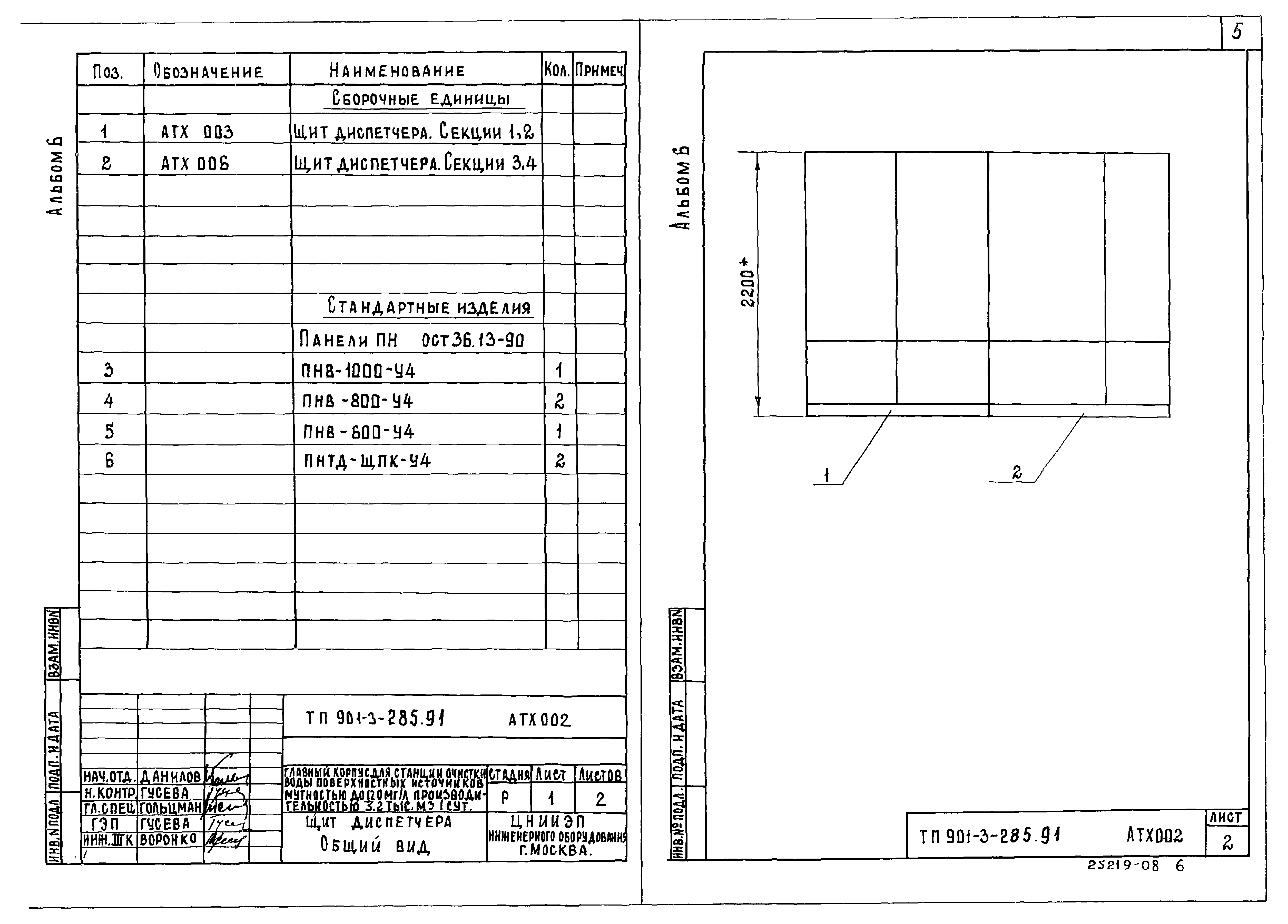 Типовой проект 901-3-285.91