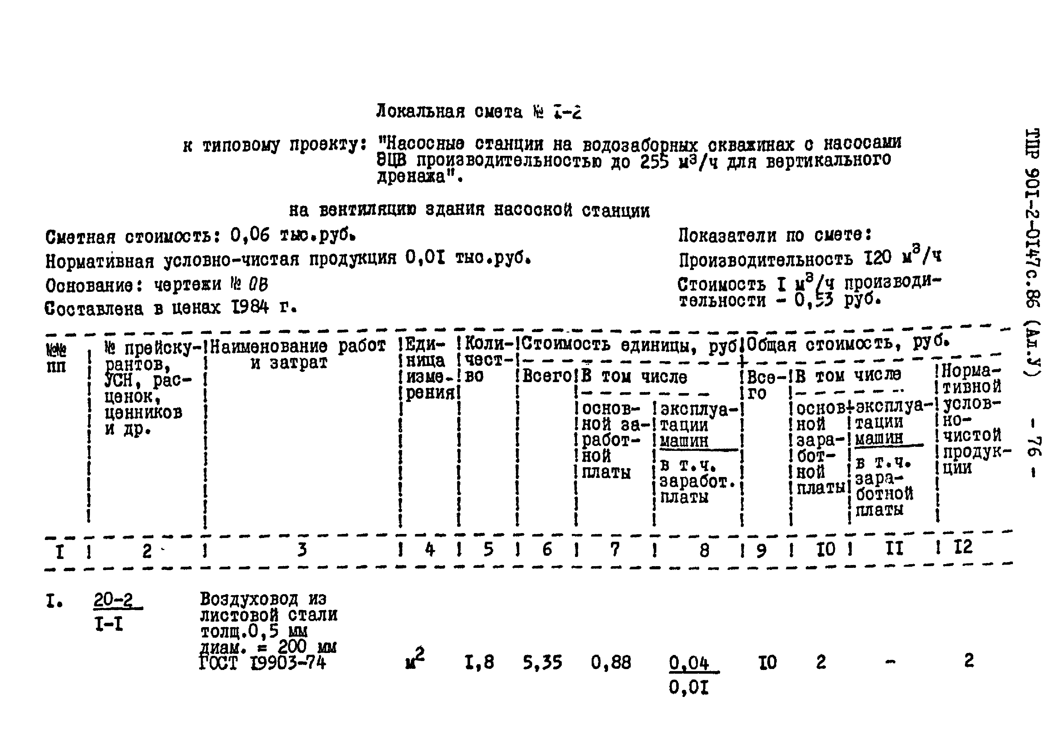 Типовые проектные решения 901-2-0147с.86