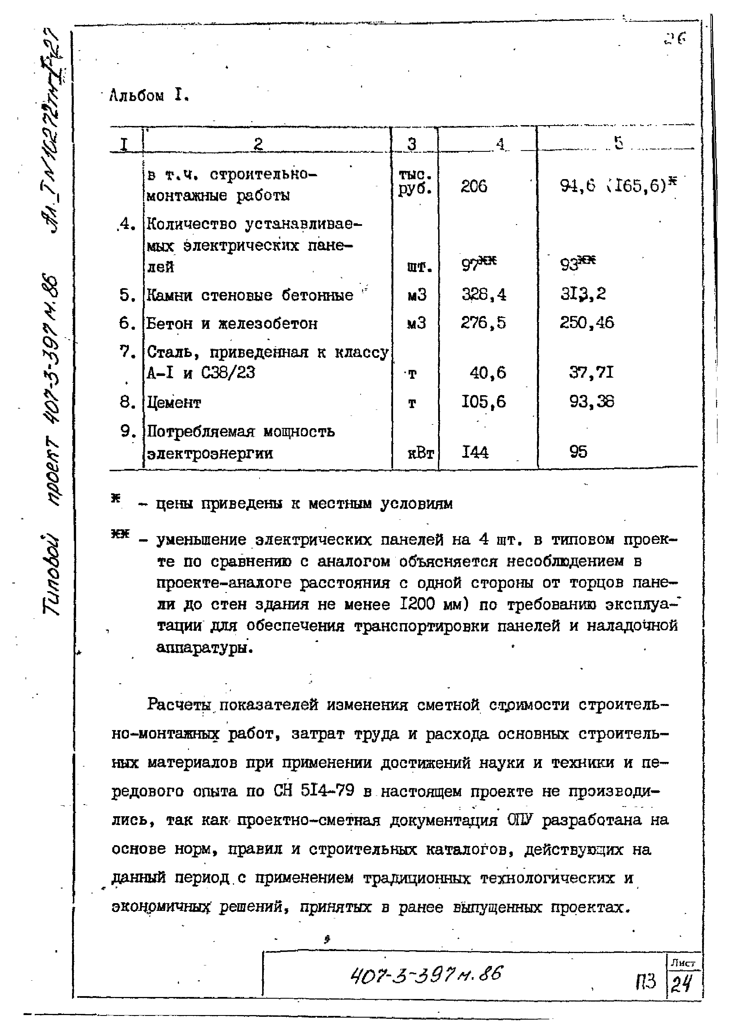 Типовой проект 407-3-399м.86