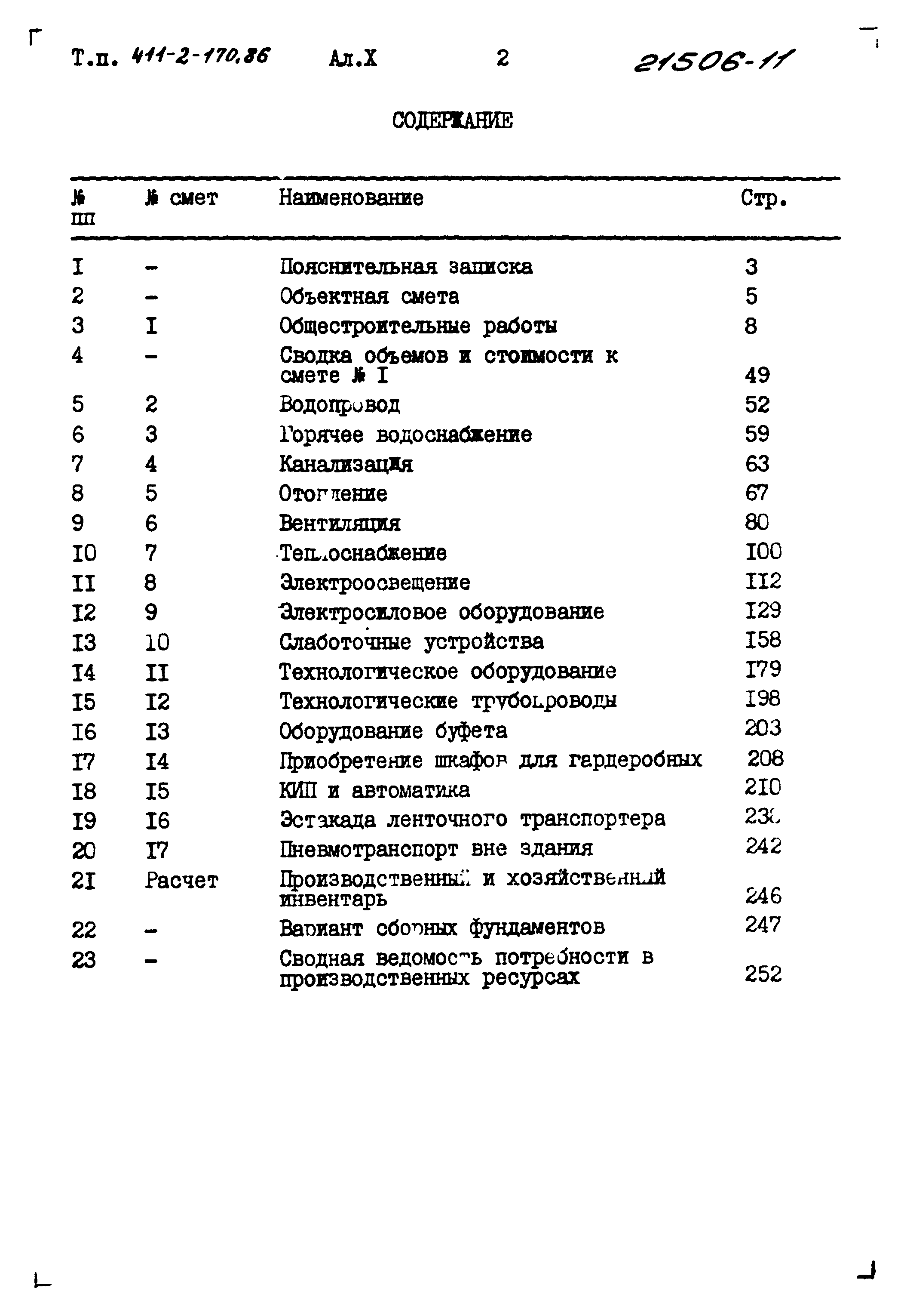 Типовой проект 411-2-170.86