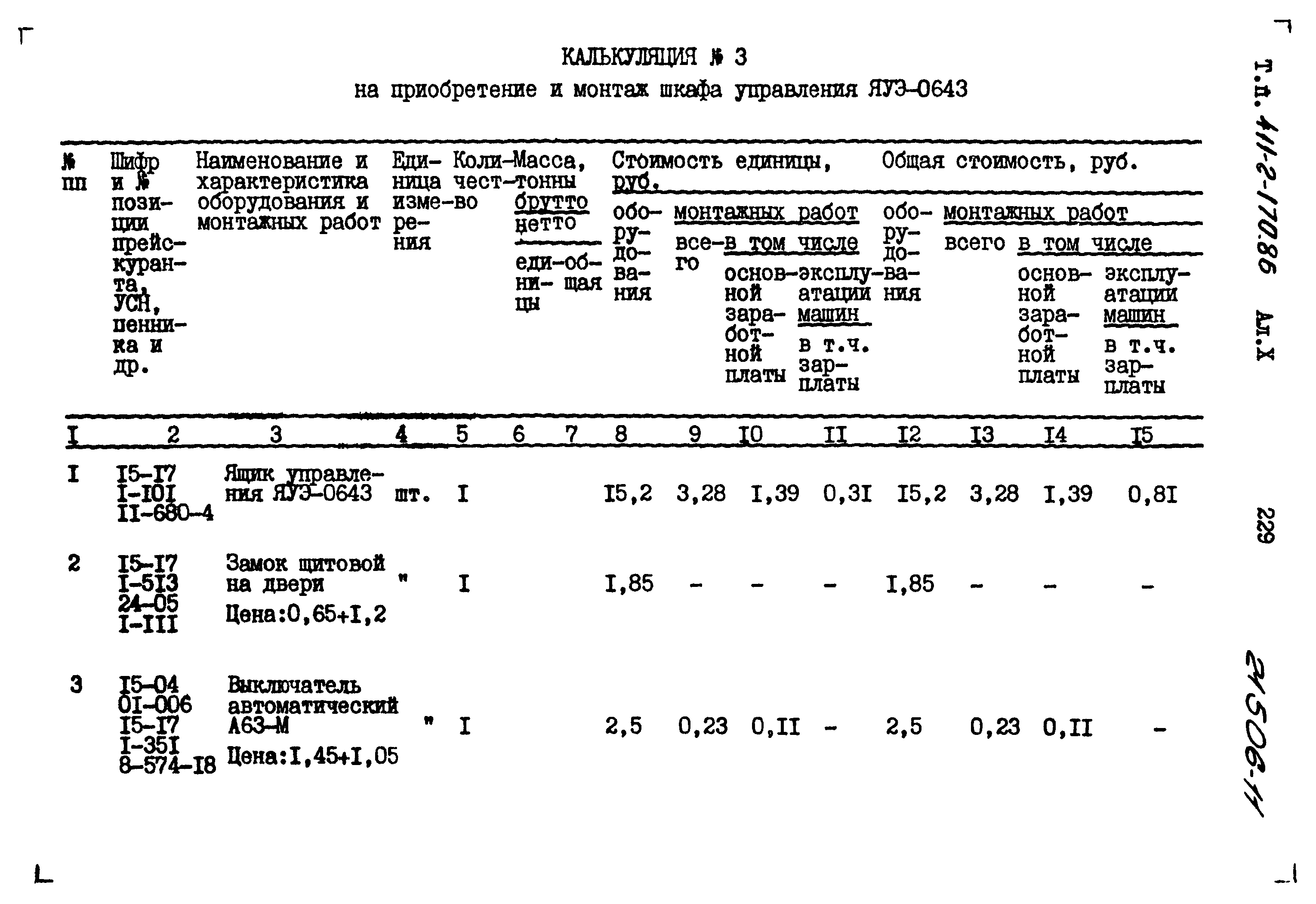 Типовой проект 411-2-170.86