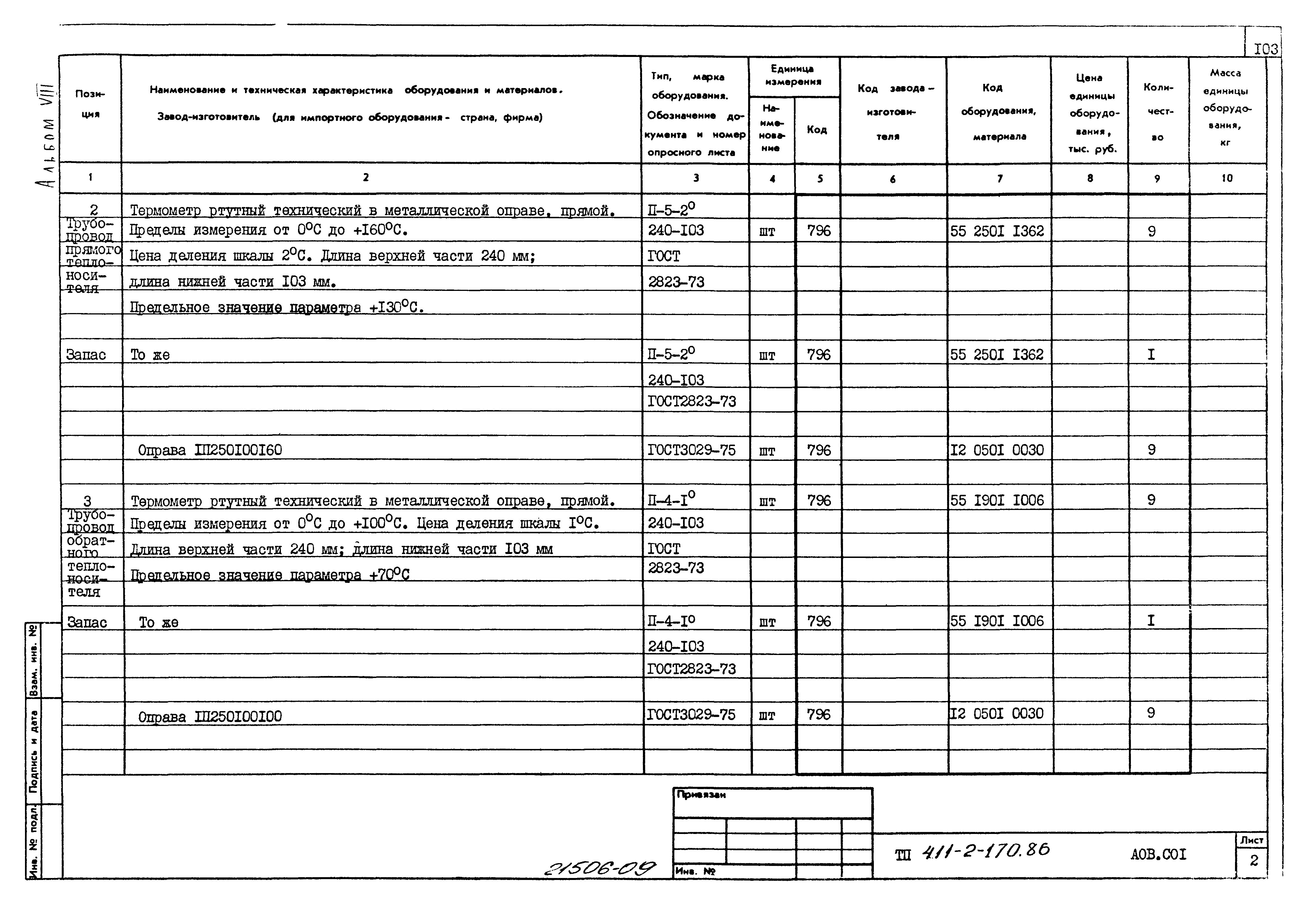 Типовой проект 411-2-170.86