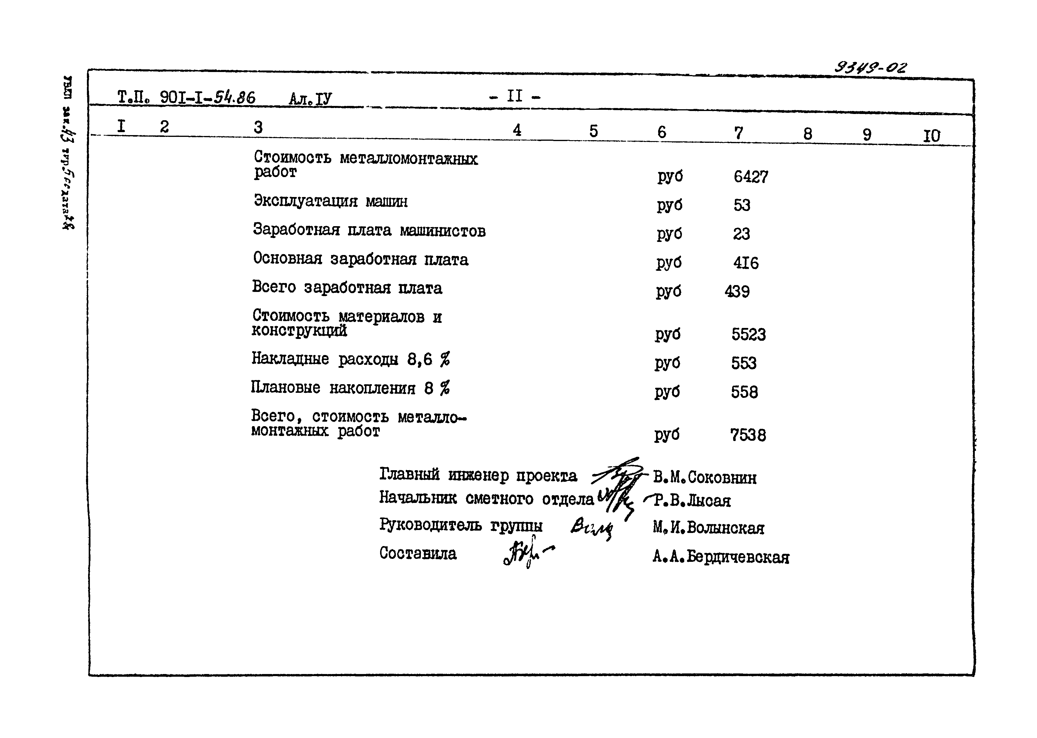 Типовой проект 901-1-54.86