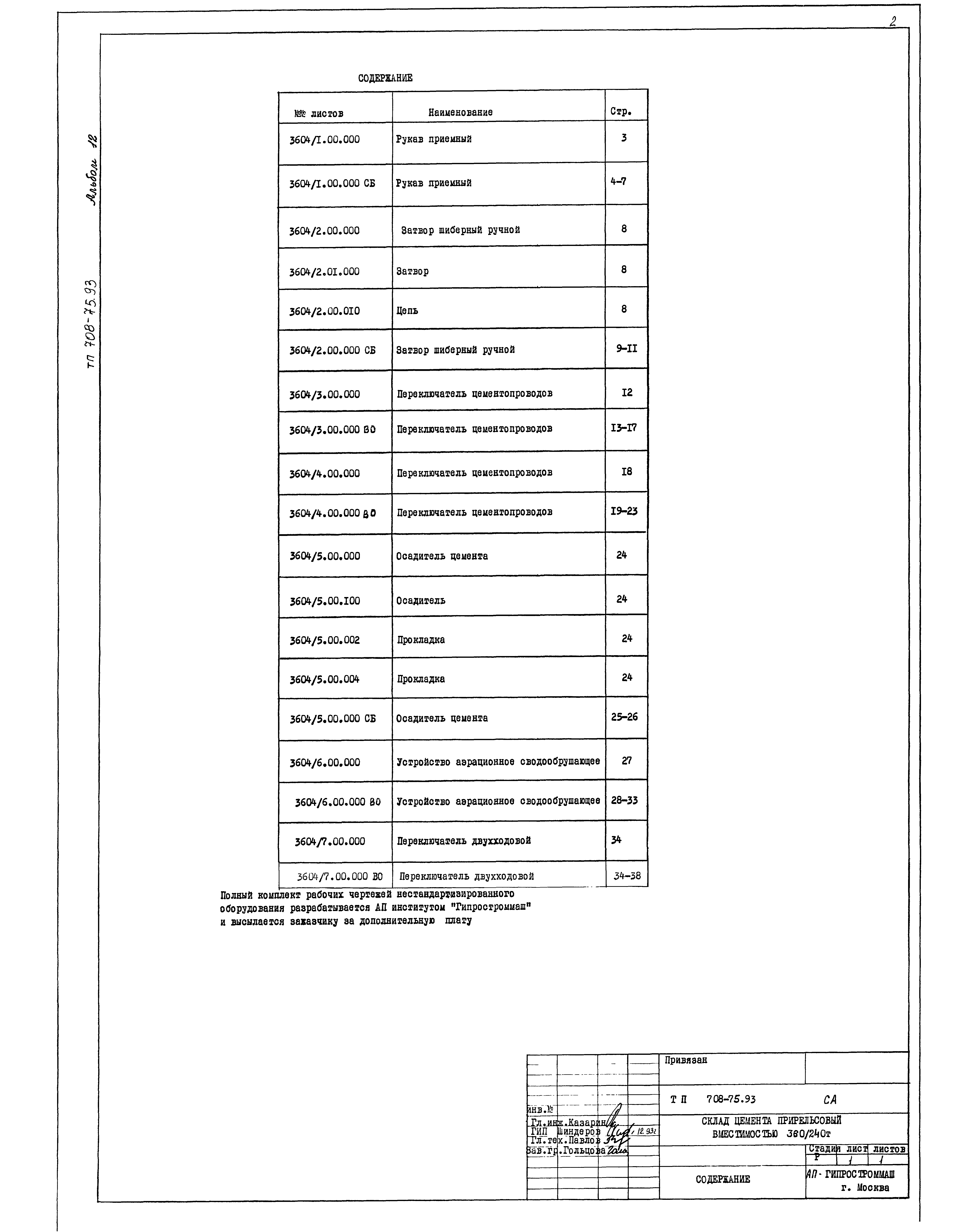 Типовой проект 708-76.93