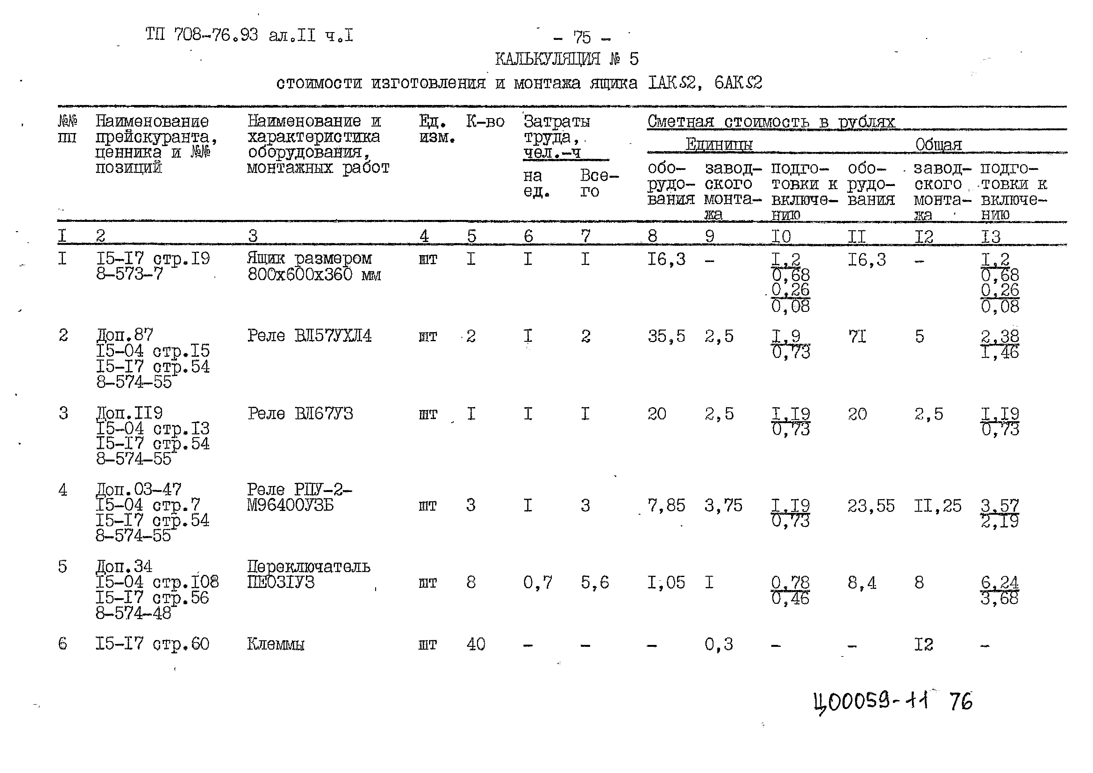 Типовой проект 708-76.93